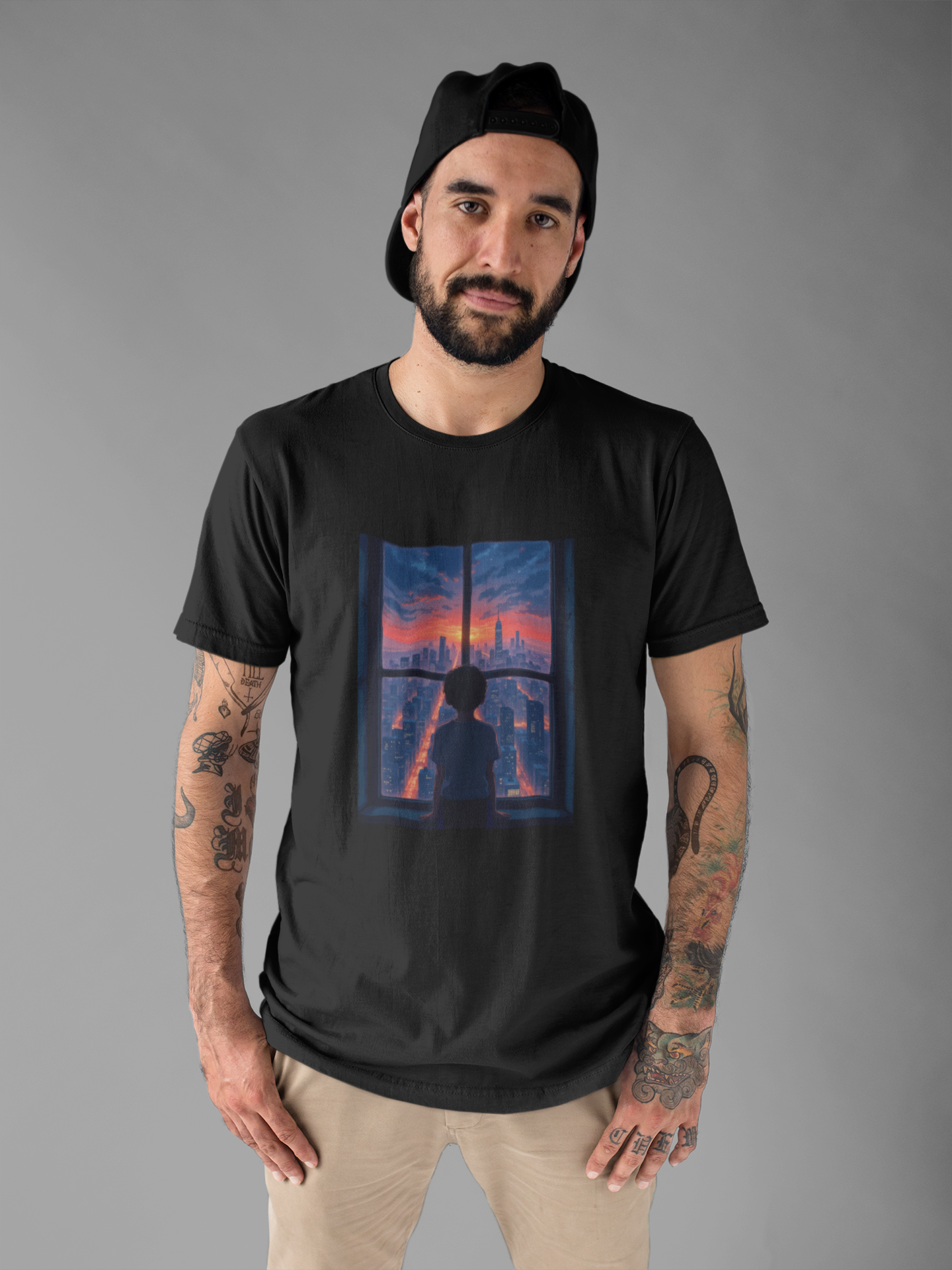 Concrete Views beauty of city lights - T-Shirt