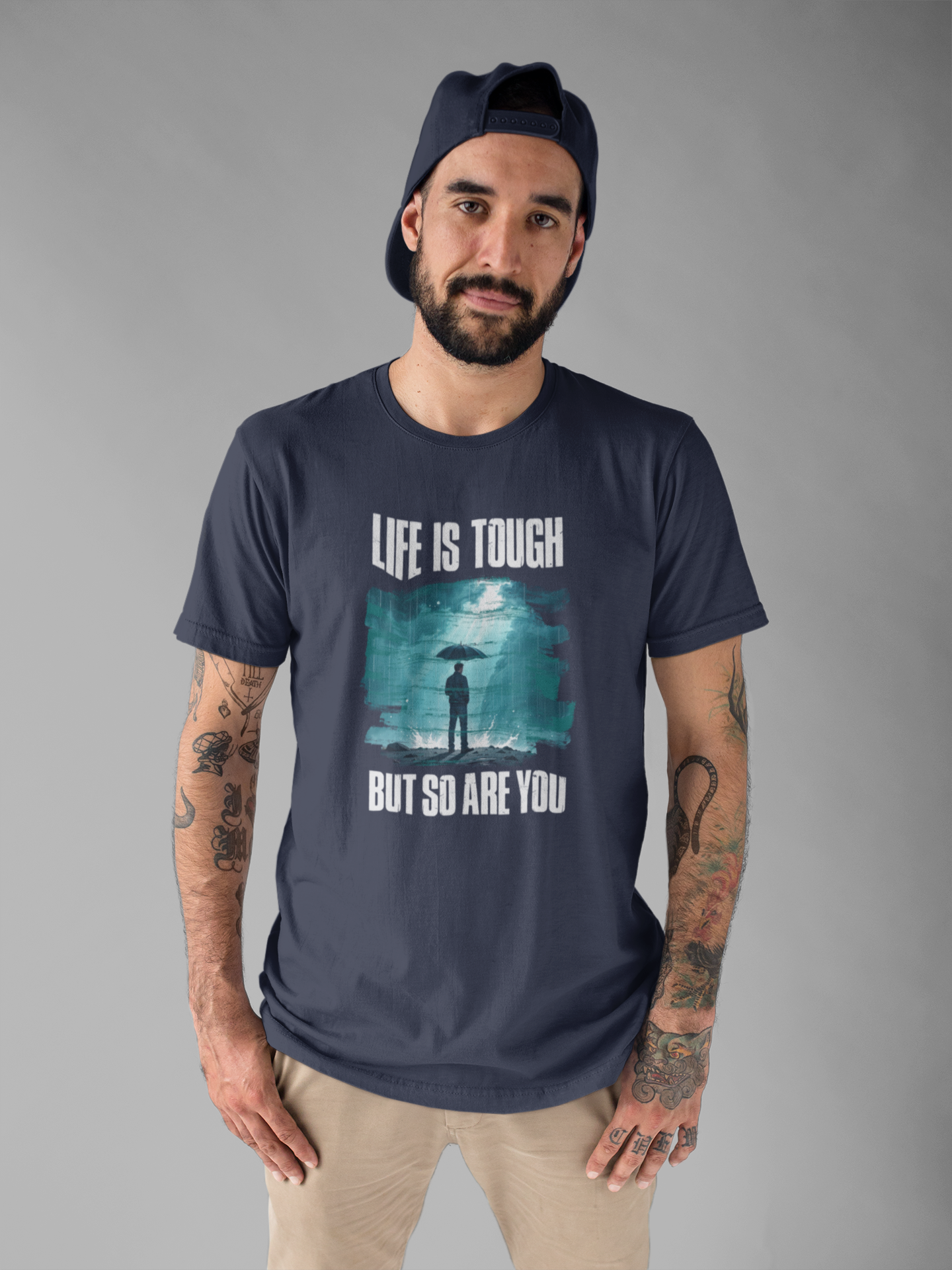 Life is Tough but So Are YOU Tee, Encouragement Quote Shirt, Resilience Boost Tee, Inner Strength Graphic, Positive Message Gift