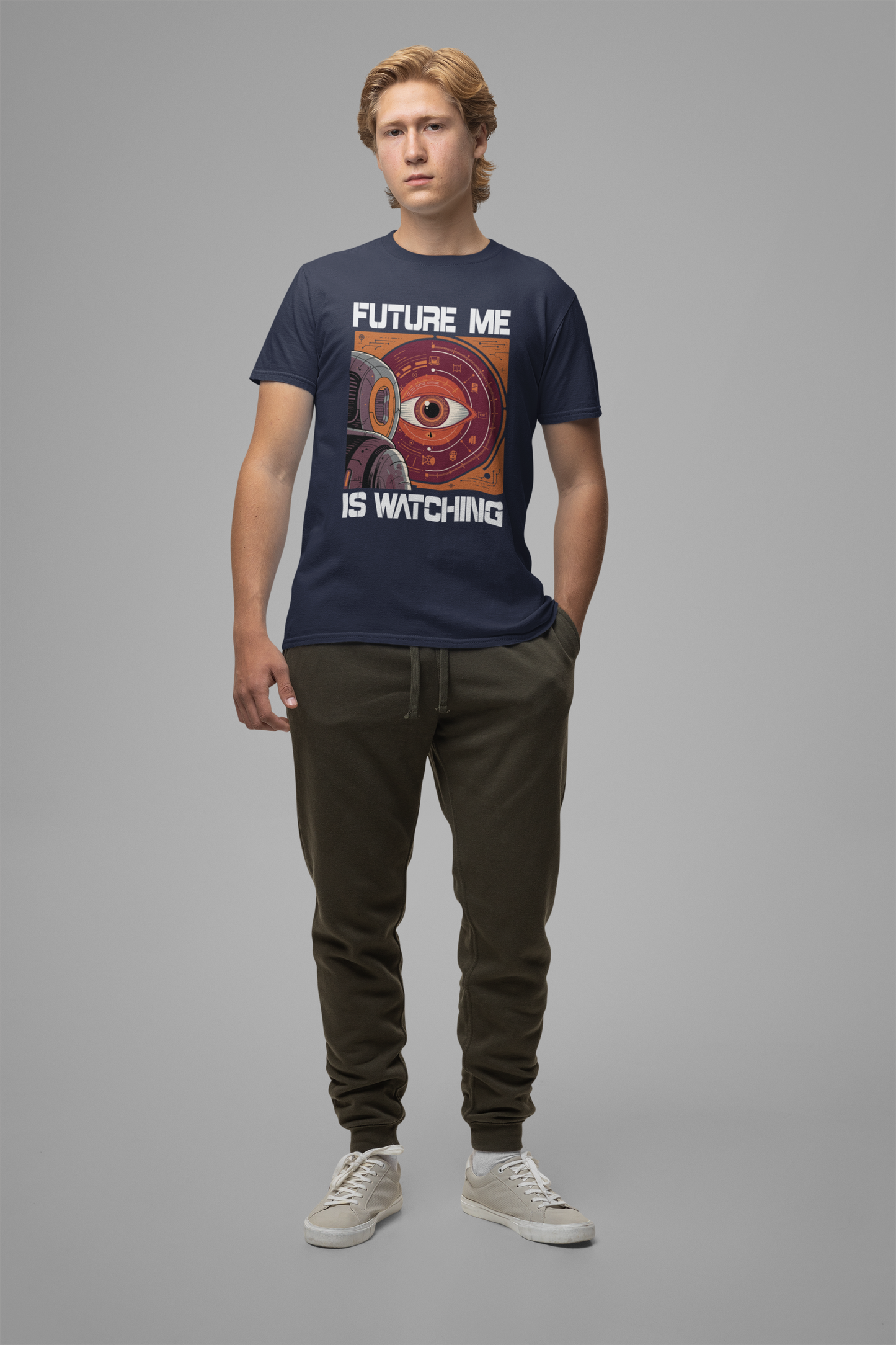 Future Me Is Watching Tee, Motivational Accountability Shirt, Self Growth Graphic Tee, Goal Driven Top, Mindset Gift