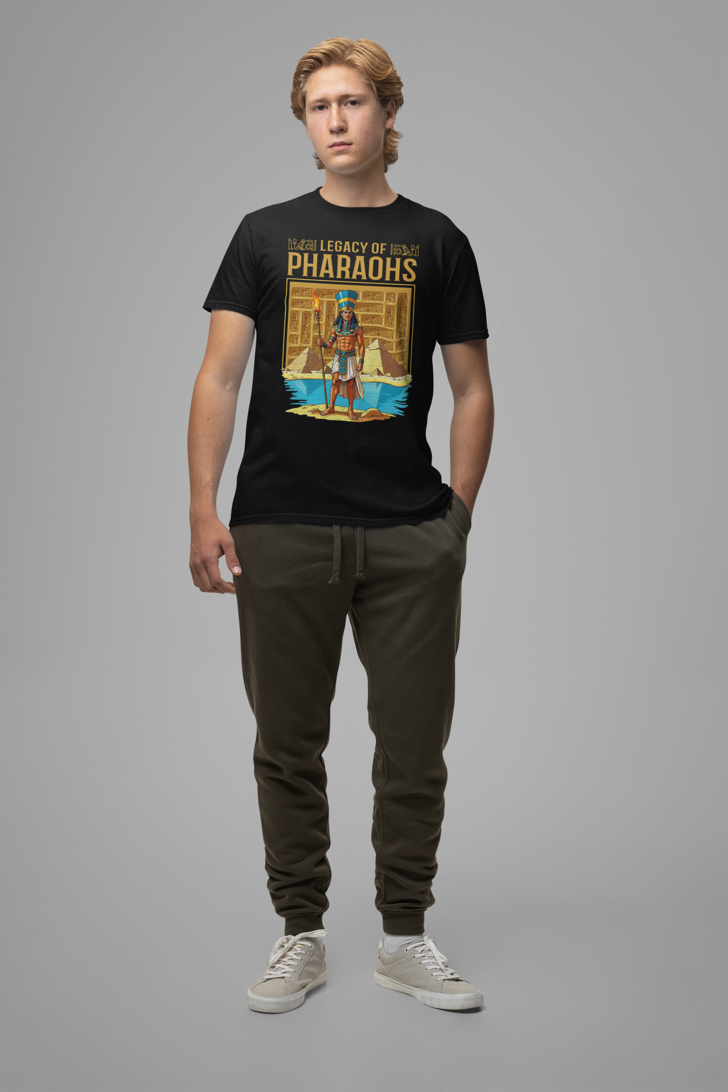 Legacy of Pharaohs Tee, Egyptian History Shirt, Ancient Kings Graphic Tee, Pyramid Power Top, Royal Heritage Gift