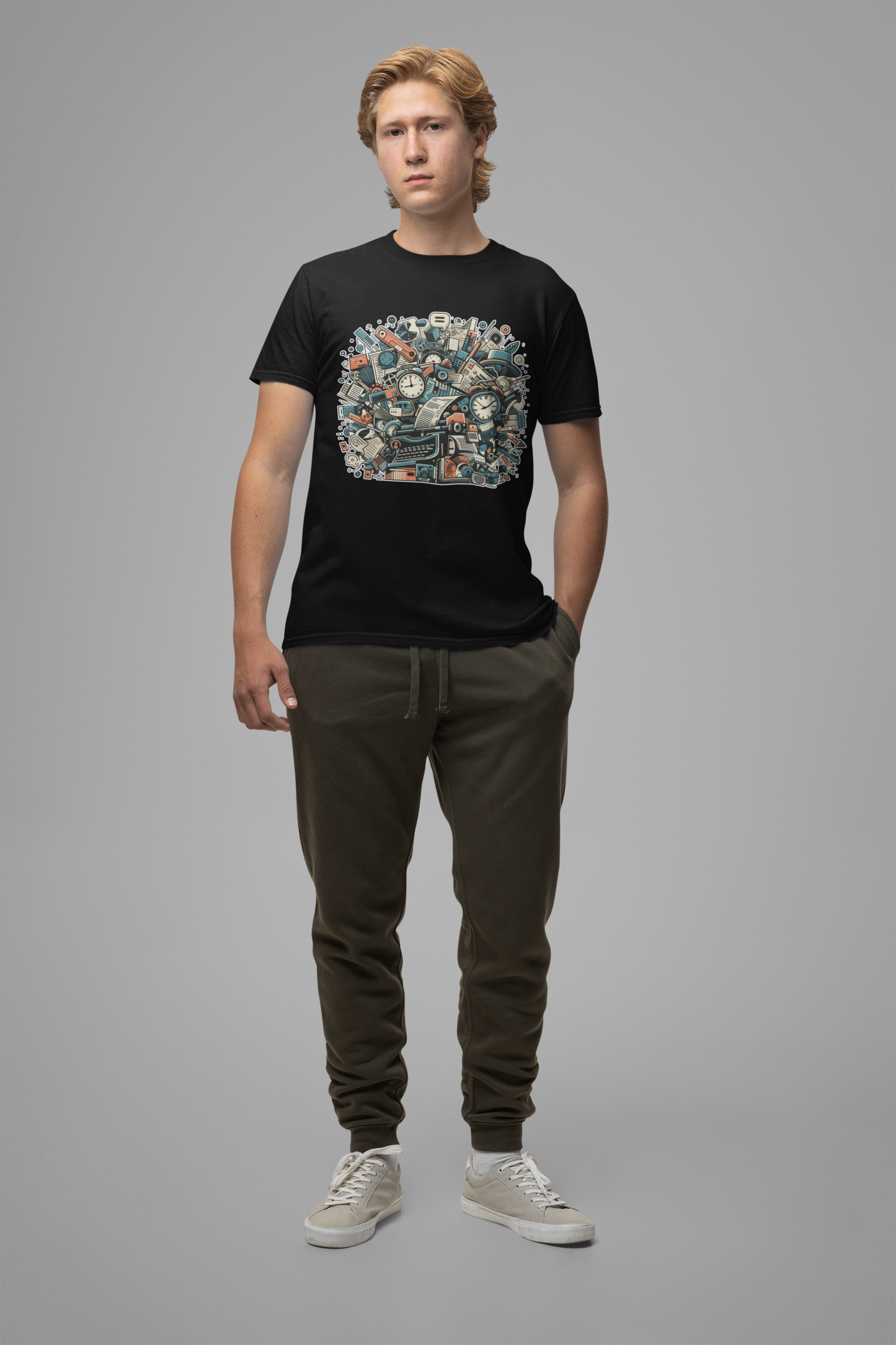 Urban Overload: Crowded Objects T-Shirt