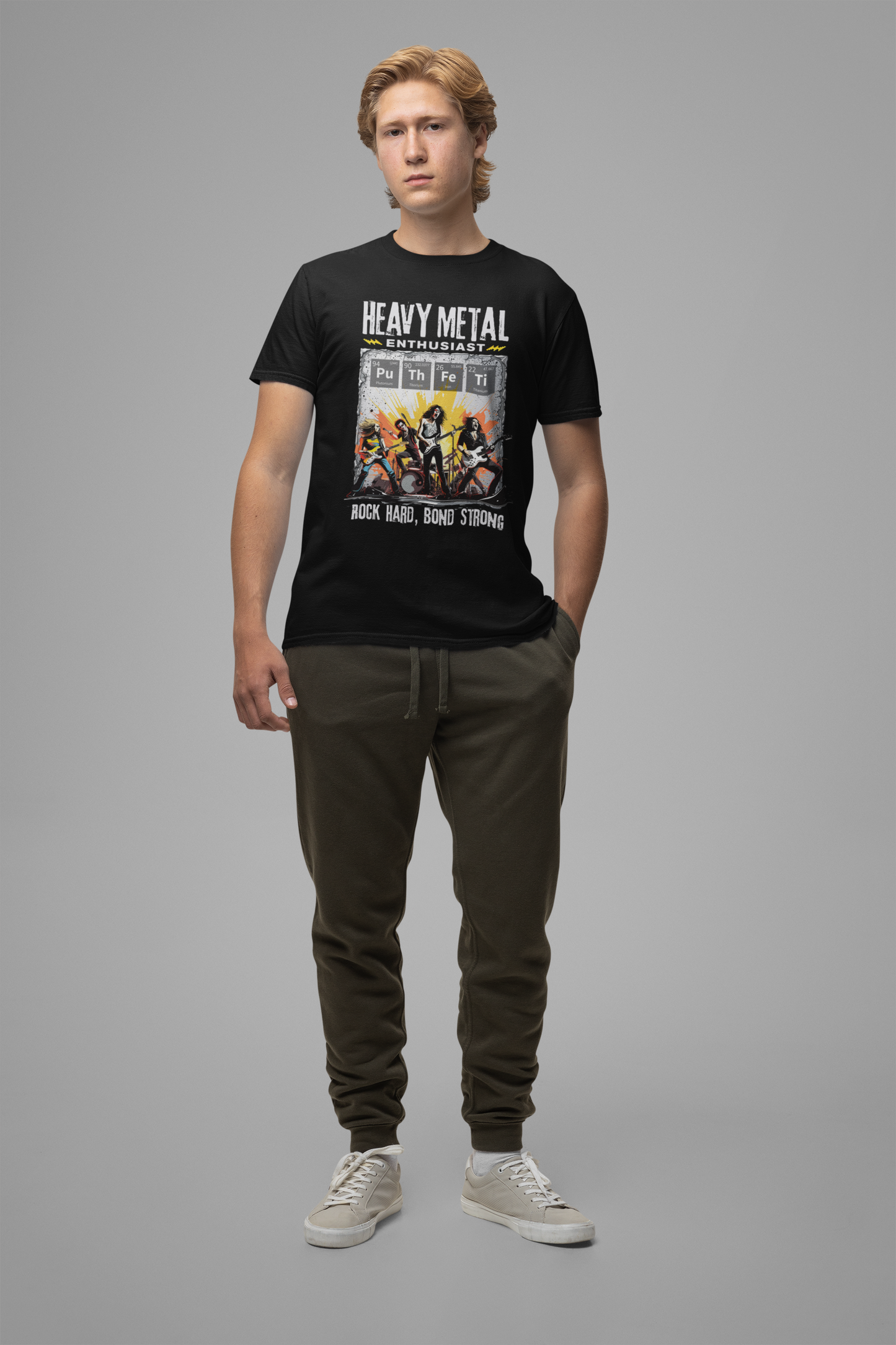 Heavy Metal Enthusiast Tee, Rock Vibes Shirt, Chemistry Pun Top, Science Humor Graphic Tee, Music + Science Gift