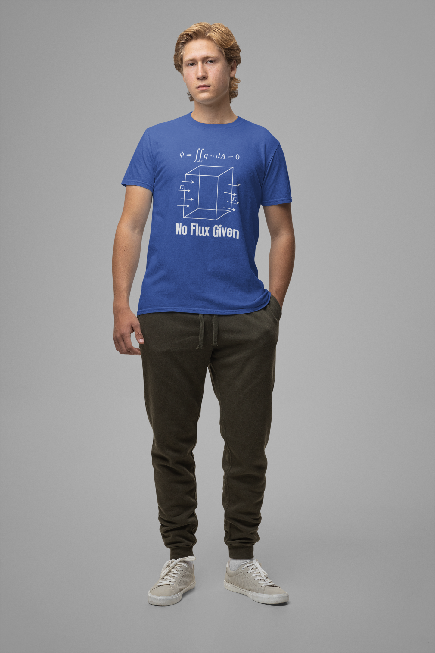 No Flux Given Science T-Shirt – Sarcastic Physics Equation Tee