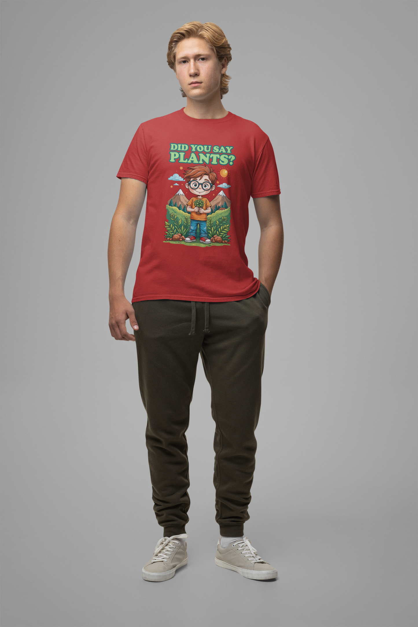 Did You Say Plants? T-Shirt – Cute Nature Lover Kids Graphic Tee