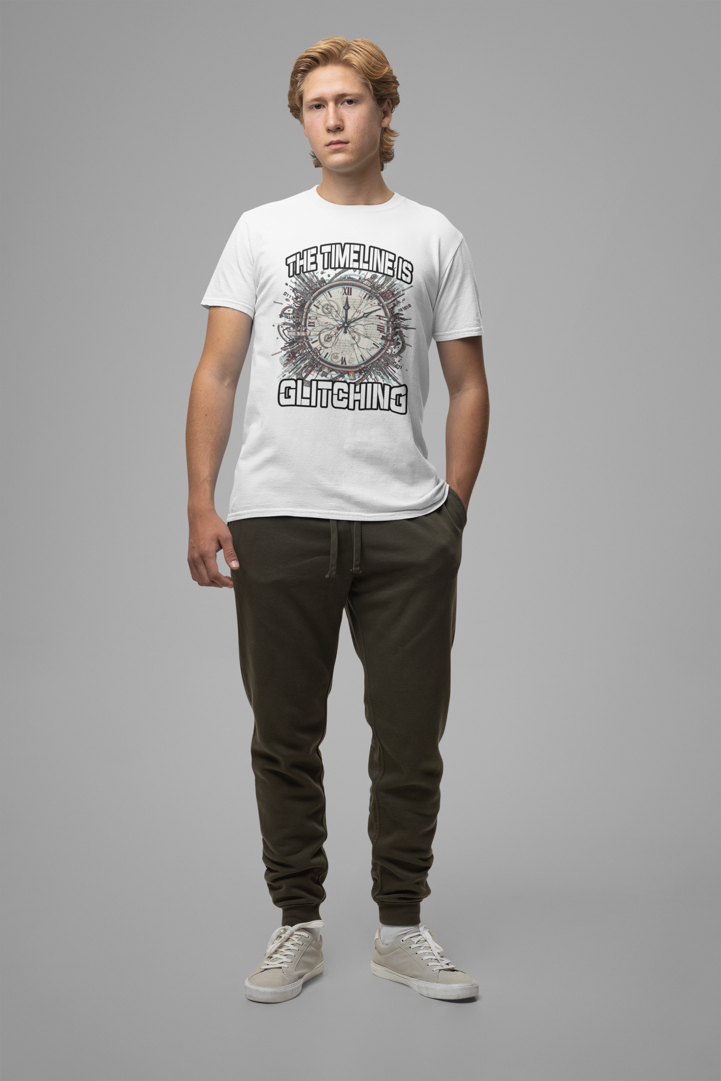 The Timeline is Glitching Tee, Sci-Fi Reality Error Shirt, Alternate Universe Humor Tee, Time Travel Nerd Gift Top