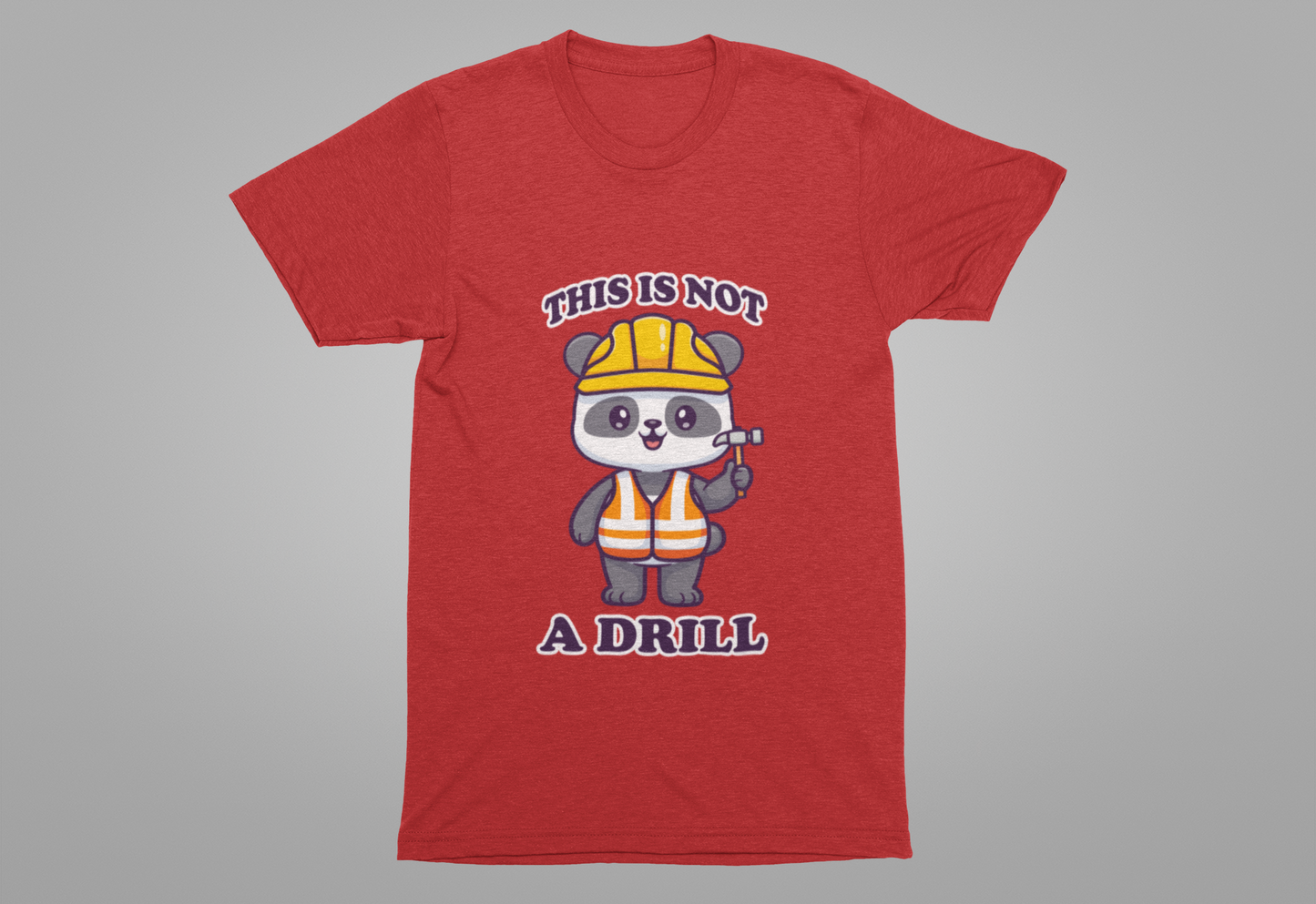 This Is Not a Drill T-Shirt – Cute Puppy Construction Worker Graphic Tee