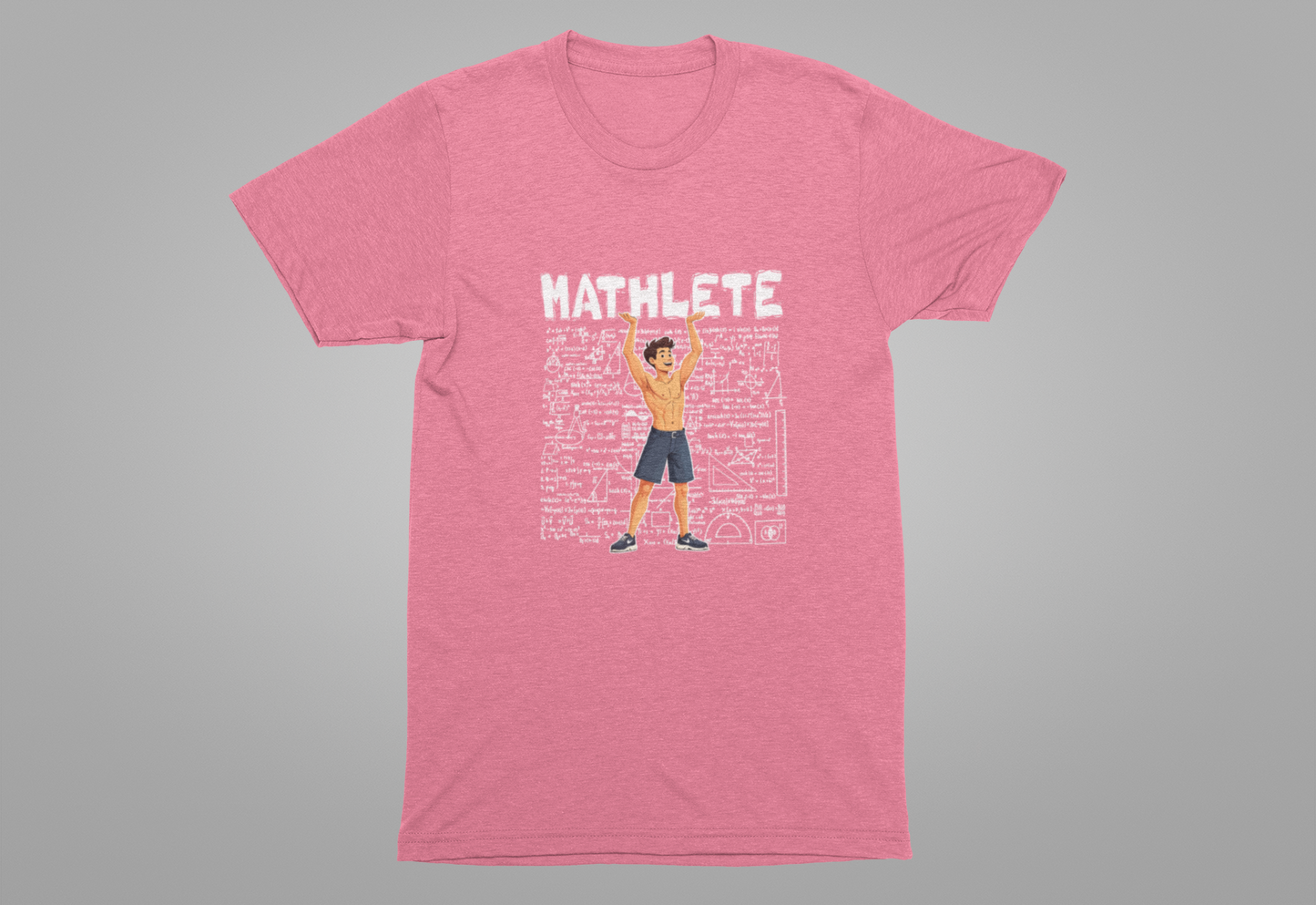 Mathlete Math and Fitness Shirt – Workout Geek Humor