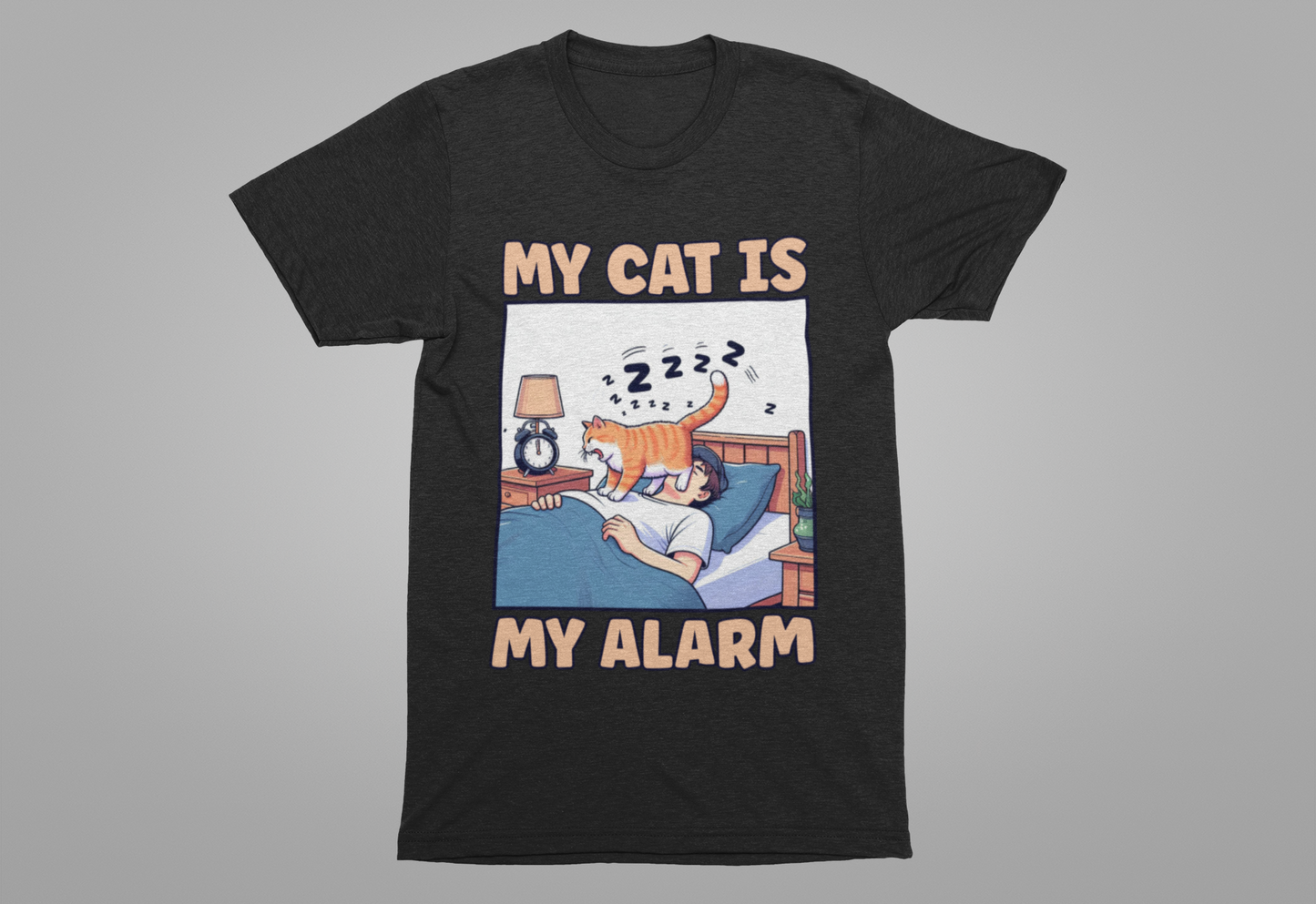 My Cat is My Alarm Clock T-shirt