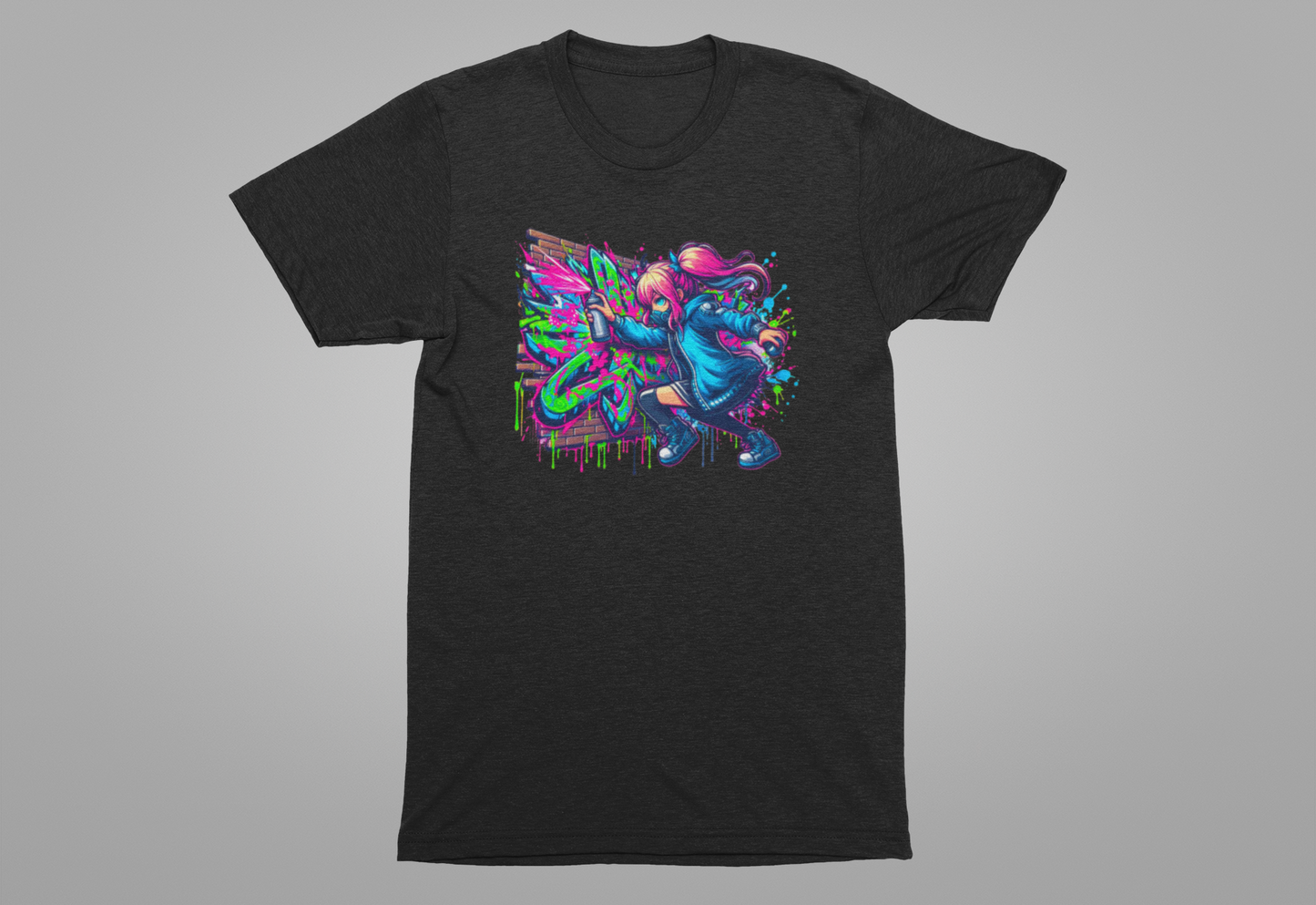 Street Art Vibes Shirt, Graffiti Artist Tee, Urban Style T Shirt, Streetwear Graphic Tee, Spray Paint Art Gift for Artists
