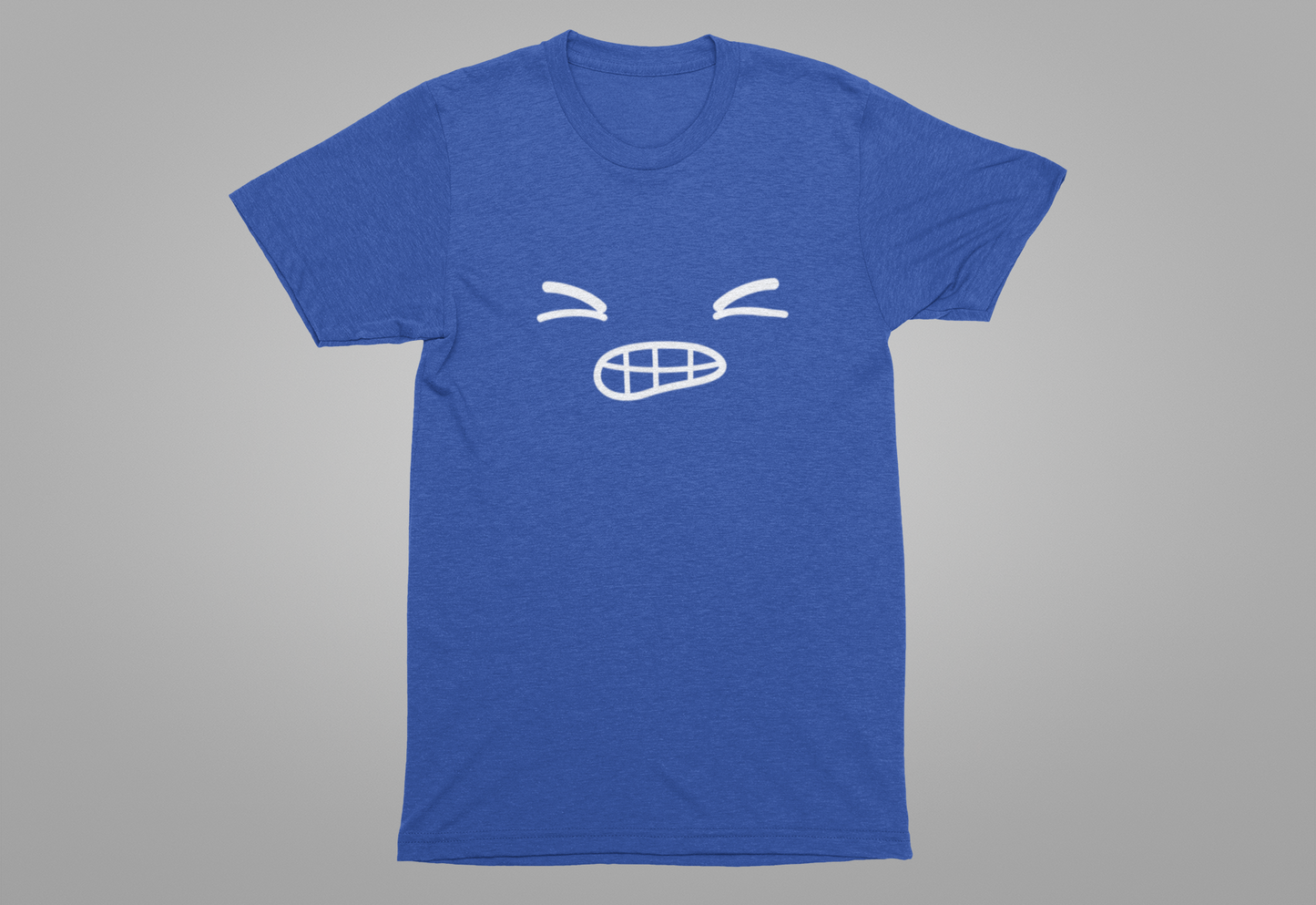 Minimalist Bold Expression T-Shirt – Black Tee with Bold Face Graphic