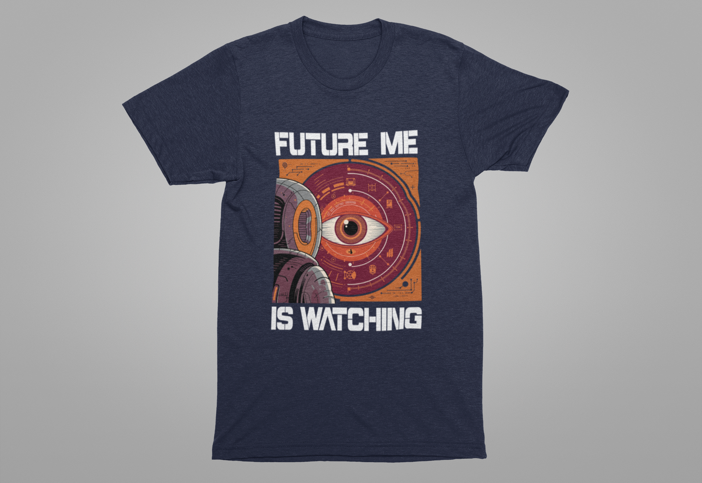 Future Me Is Watching Tee, Motivational Accountability Shirt, Self Growth Graphic Tee, Goal Driven Top, Mindset Gift