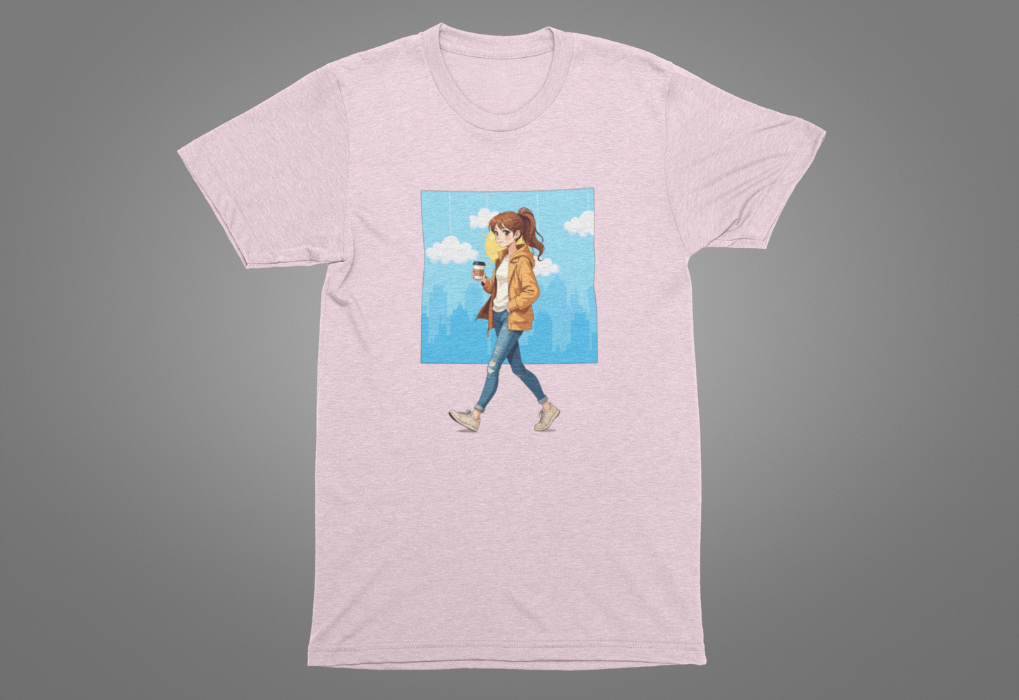 Coffee Runs and City Streets Shirt, Urban Vibes Tee, On The Go Lifestyle Shirt, Caffeine Lover Top, City Girl Gift Shirt