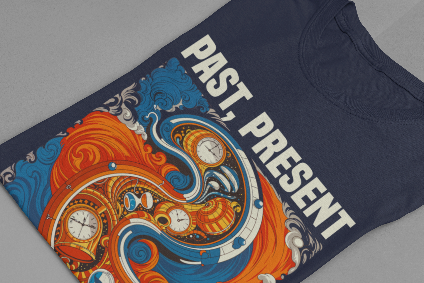 Past Present Future Equals Now Tee, Mindful Living Shirt, Time Awareness Graphic Tee, Wellness Thought Top, Zen Life Gift