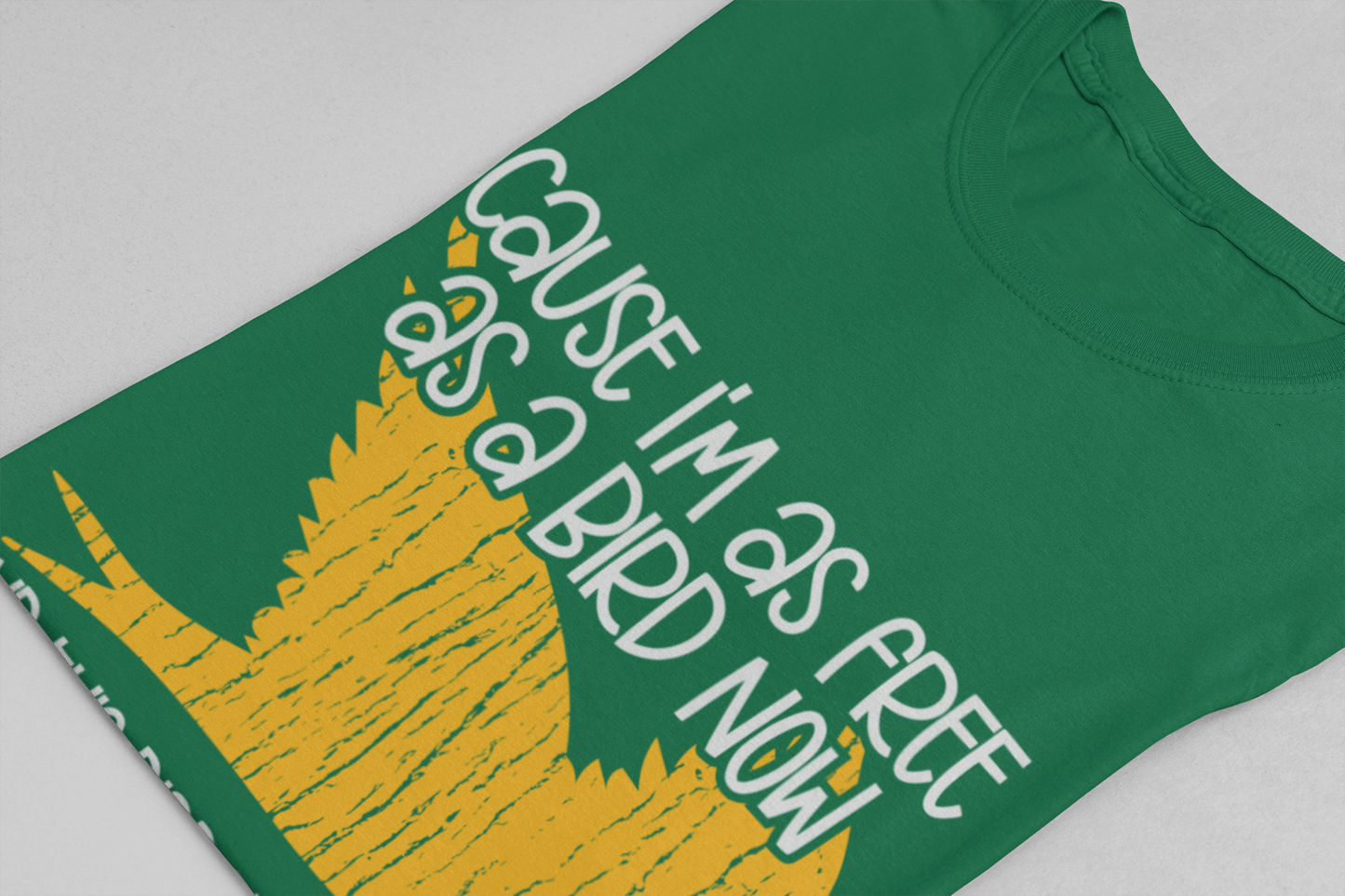 Free as a Bird T-Shirt – Abstract Flying Bird Graphic Freedom Tee
