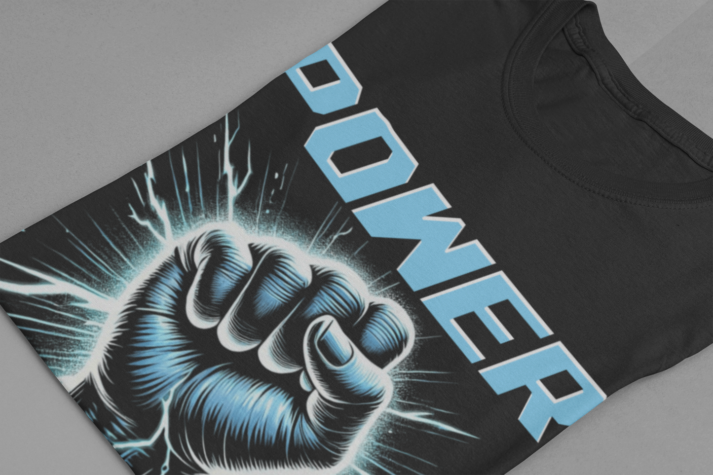 Power to the People Electric Resistance Bold Revolution Graphic T-Shirt