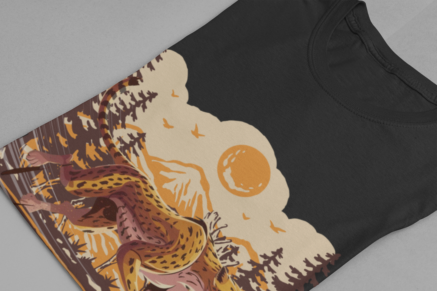 Spotted in the Wild Cheetah Forest Adventure T-Shirt