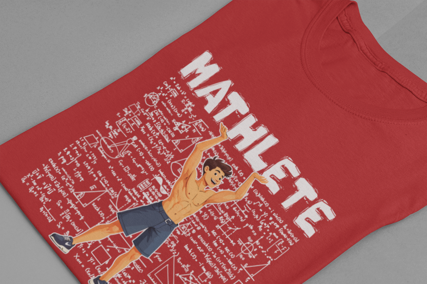 Mathlete Math and Fitness Shirt – Workout Geek Humor