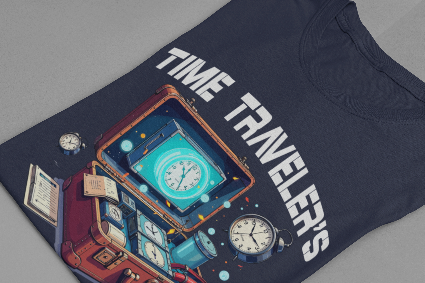 Time Traveler’s Packing List Tee, Sci-Fi Gear Shirt, Future Prep Graphic Tee, Multiverse Essentials Top, Nerd Gift