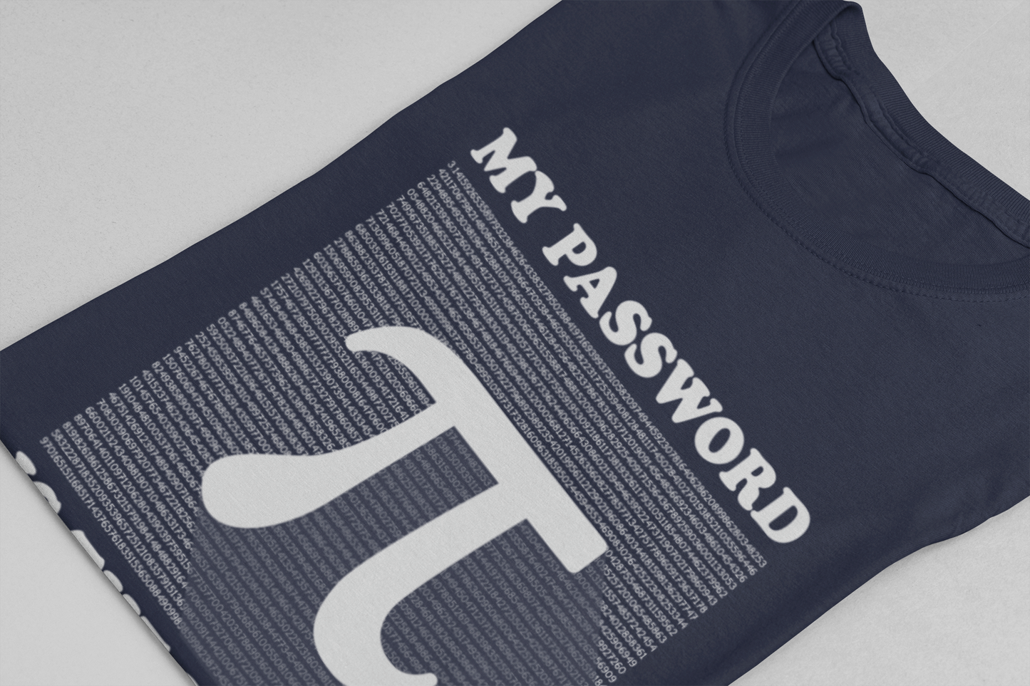 Math Humor T-Shirt – Last 8 Digits of Pi Password Joke