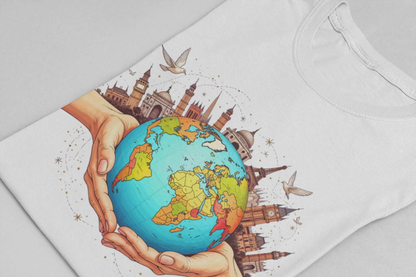 Beyond Borders Shirt Global Connection Graphic Tee for World Travelers Humanitarians and Dreamers Who Believe in Unity Without Walls