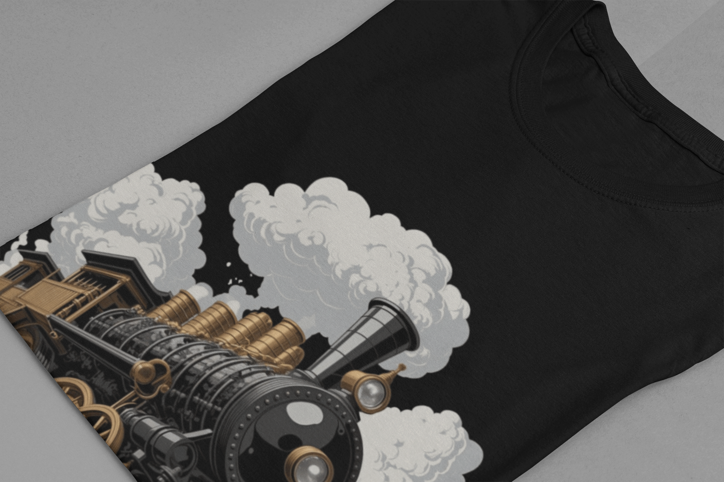 Steam locomotives Steam Power Changed Everything Tshirt – Historic Steam Train Graphic