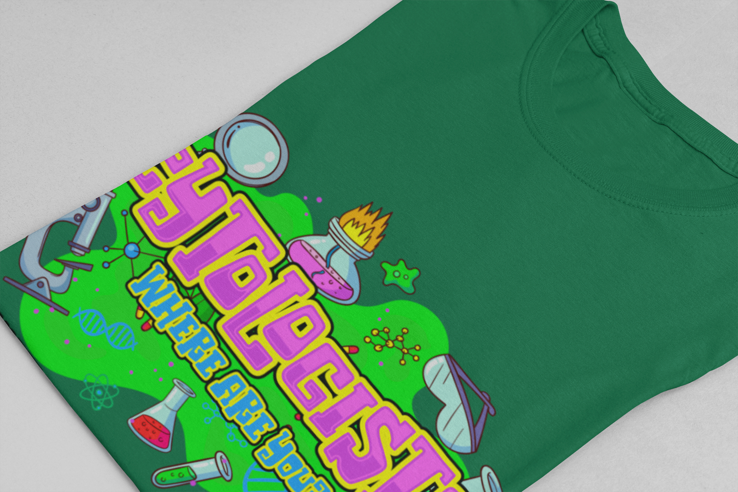 Cytologists Where Are You T-Shirt – Mystery Machine of Diagnostics Science Lab Design