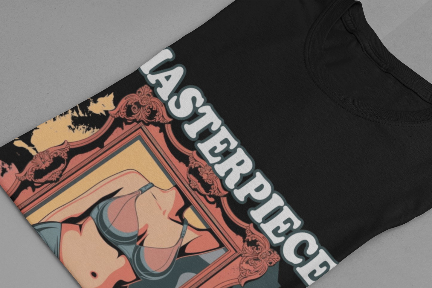 Masterpiece in Progress – Bodies Are Art in Photo Frame Body Positive Graphic T-Shirt