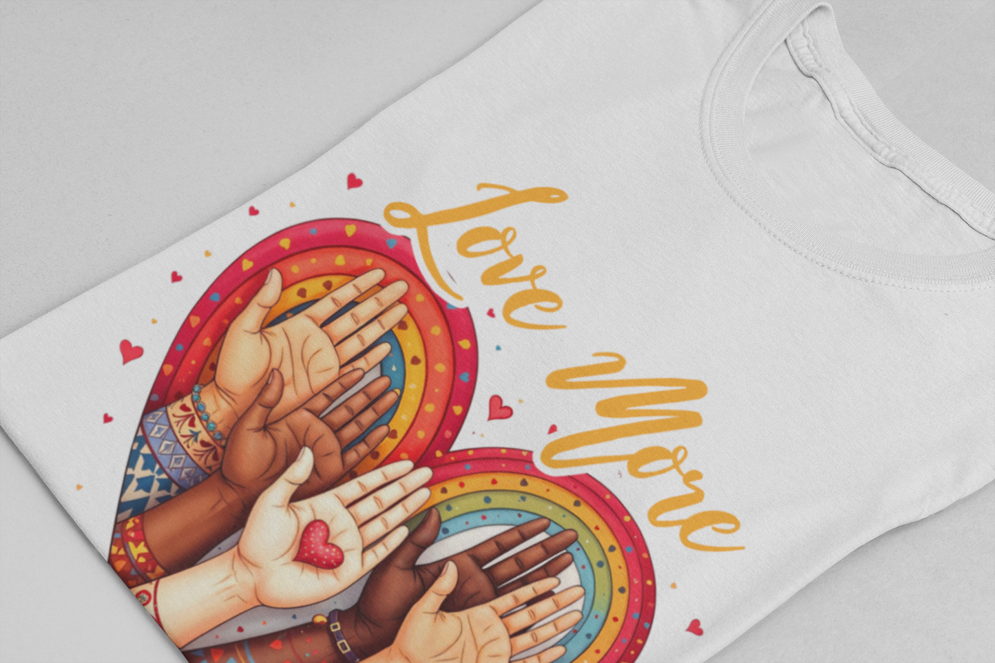 More Love Less Labels Shirt Equality Awareness Graphic Tee Encouraging Acceptance and Identity Beyond Boxes for All People Everywhere