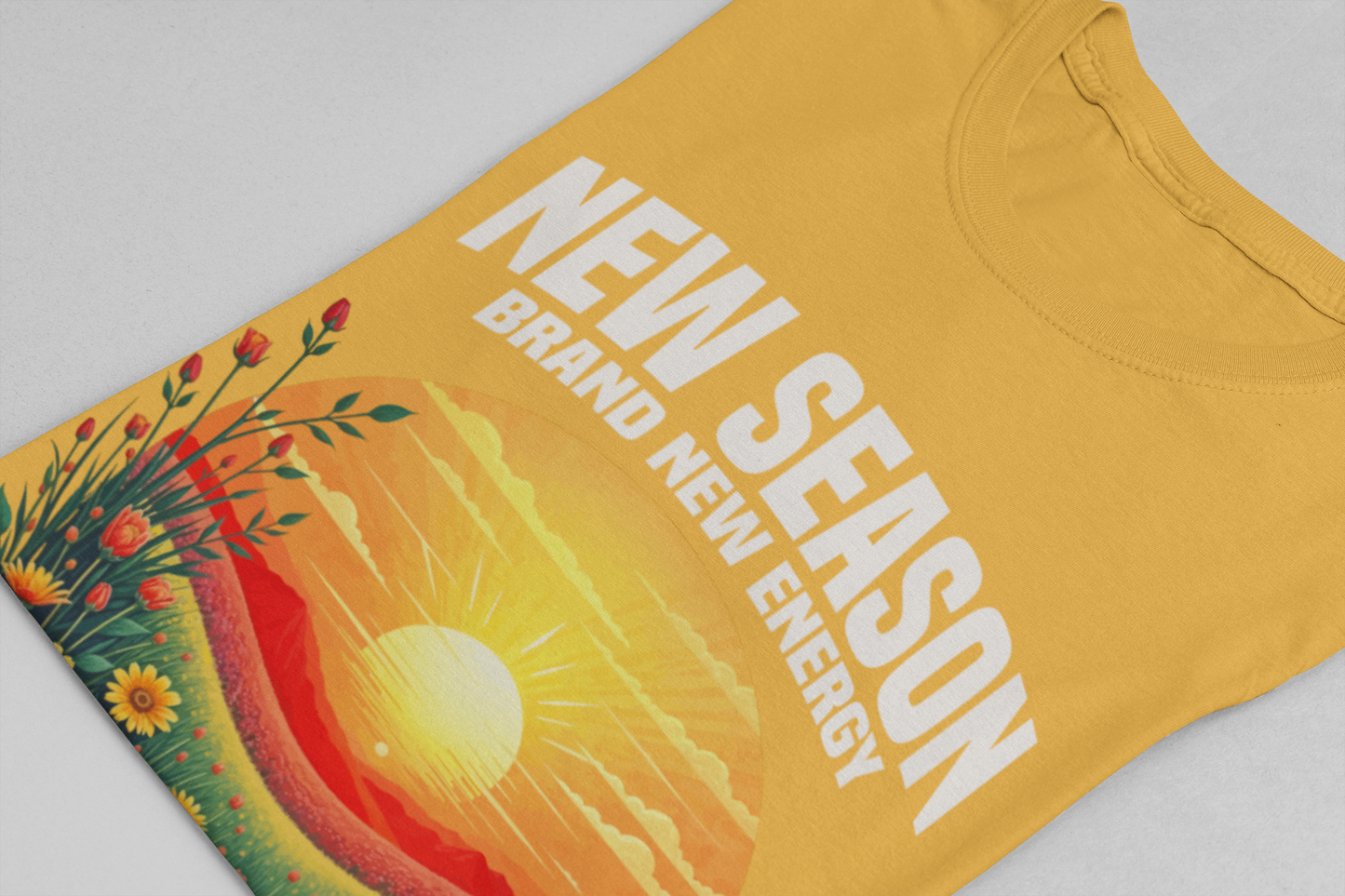 New Season New Energy Tee, Fresh Start Shirt, Spring Reset Top, Personal Growth Tee, Motivational Mood Tee