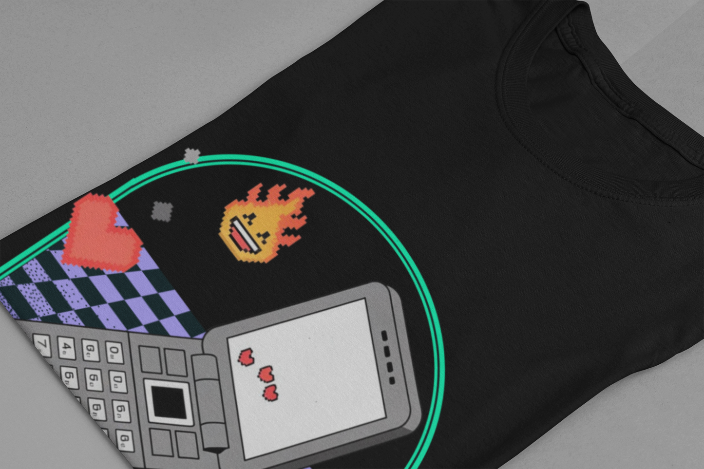 Miss Me? Thought So | Flip Phone & Playful Icons T-Shirt