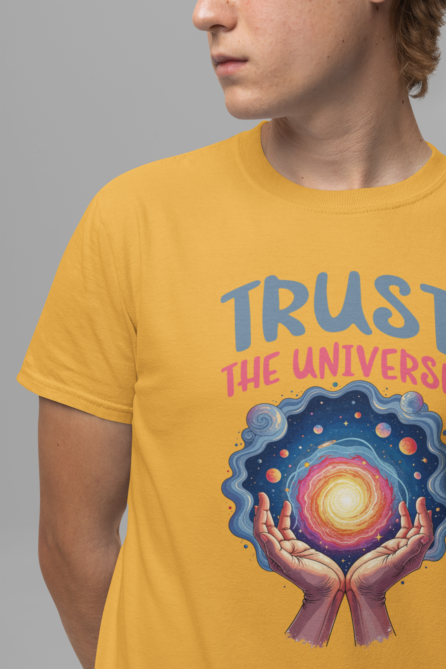 Cosmic Energy Shirt Spiritual Space Vibes Tee Radiating Universal Flow and Mystical Insight for Dreamers Meditators and Cosmic Thinkers