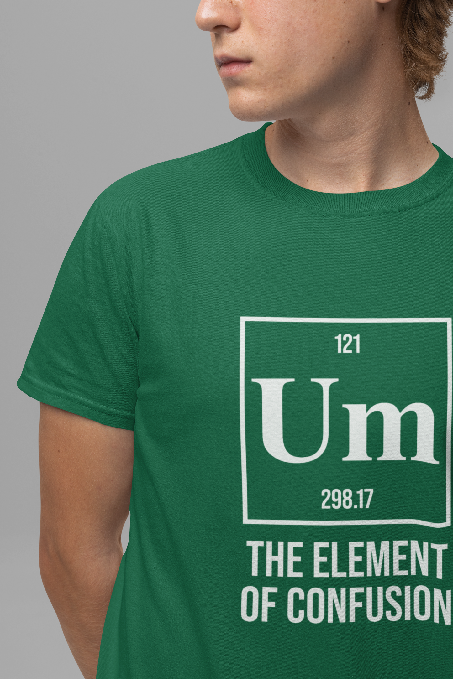 UM Element of Confusion Shirt – Chemistry Periodic Table Pun