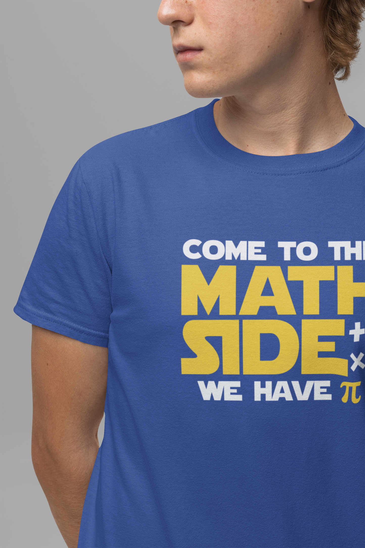 Funny Math Pun T-Shirt – Come to the Math Side with Pi