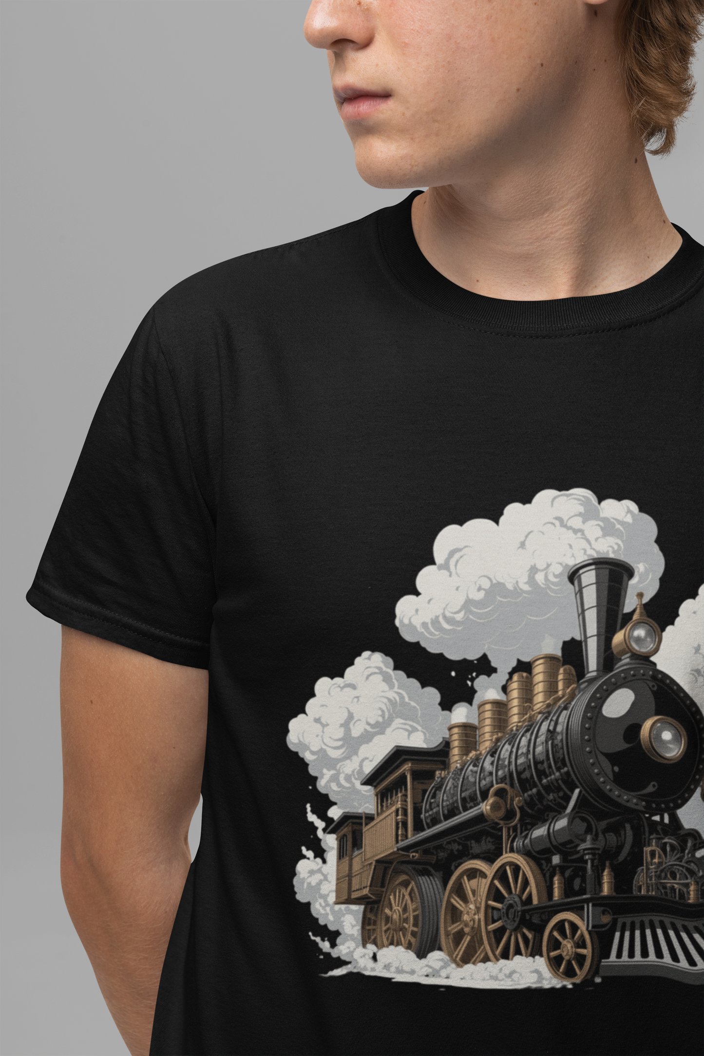 Steam locomotives Steam Power Changed Everything Tshirt – Historic Steam Train Graphic