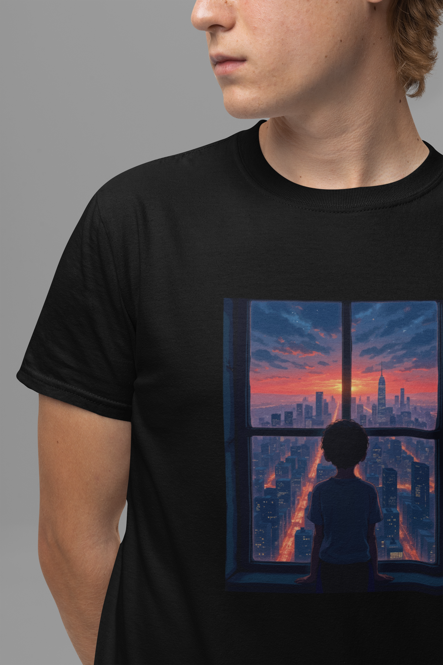 Concrete Views beauty of city lights - T-Shirt