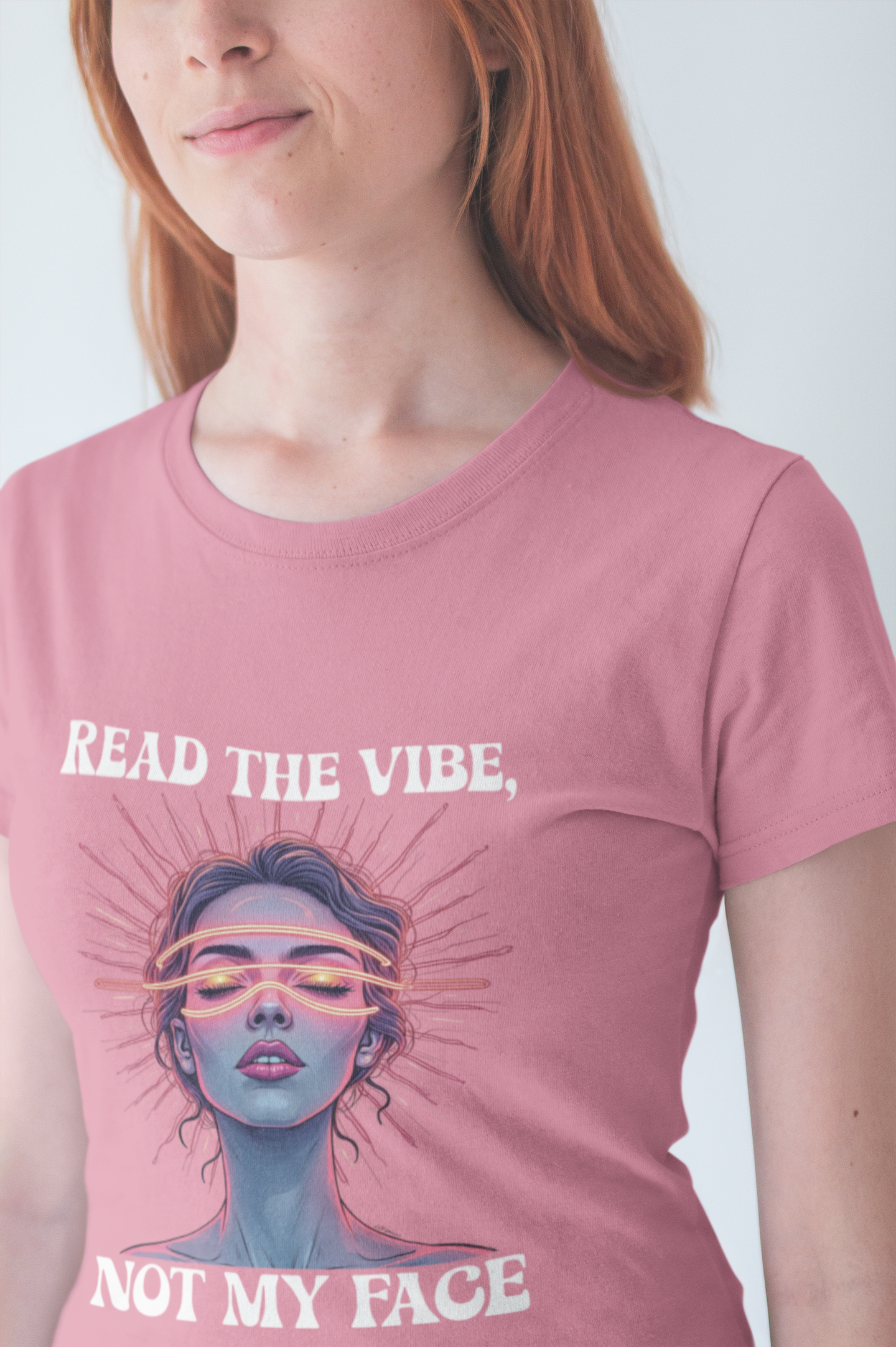 Read the Mind, Not My Face – Inviting to Look Deeper than What’s Visible Graphic T-Shirt