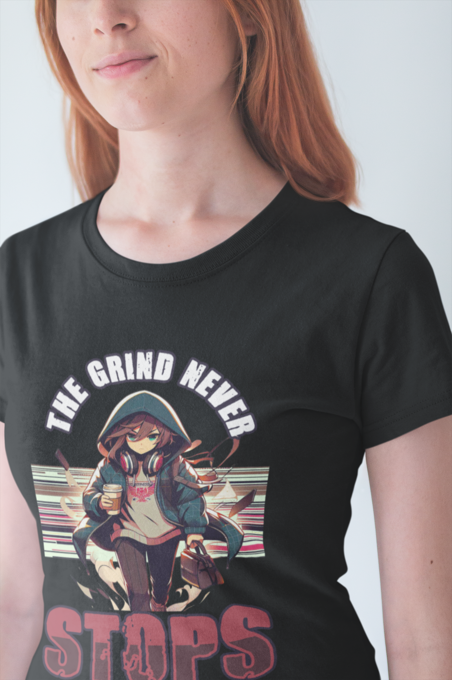 The Grind Never Stops | Hustle & Motivation T-Shirt