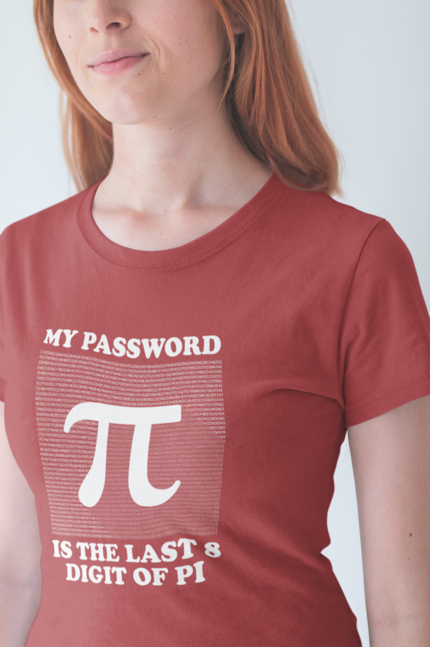 Math Humor T-Shirt – Last 8 Digits of Pi Password Joke