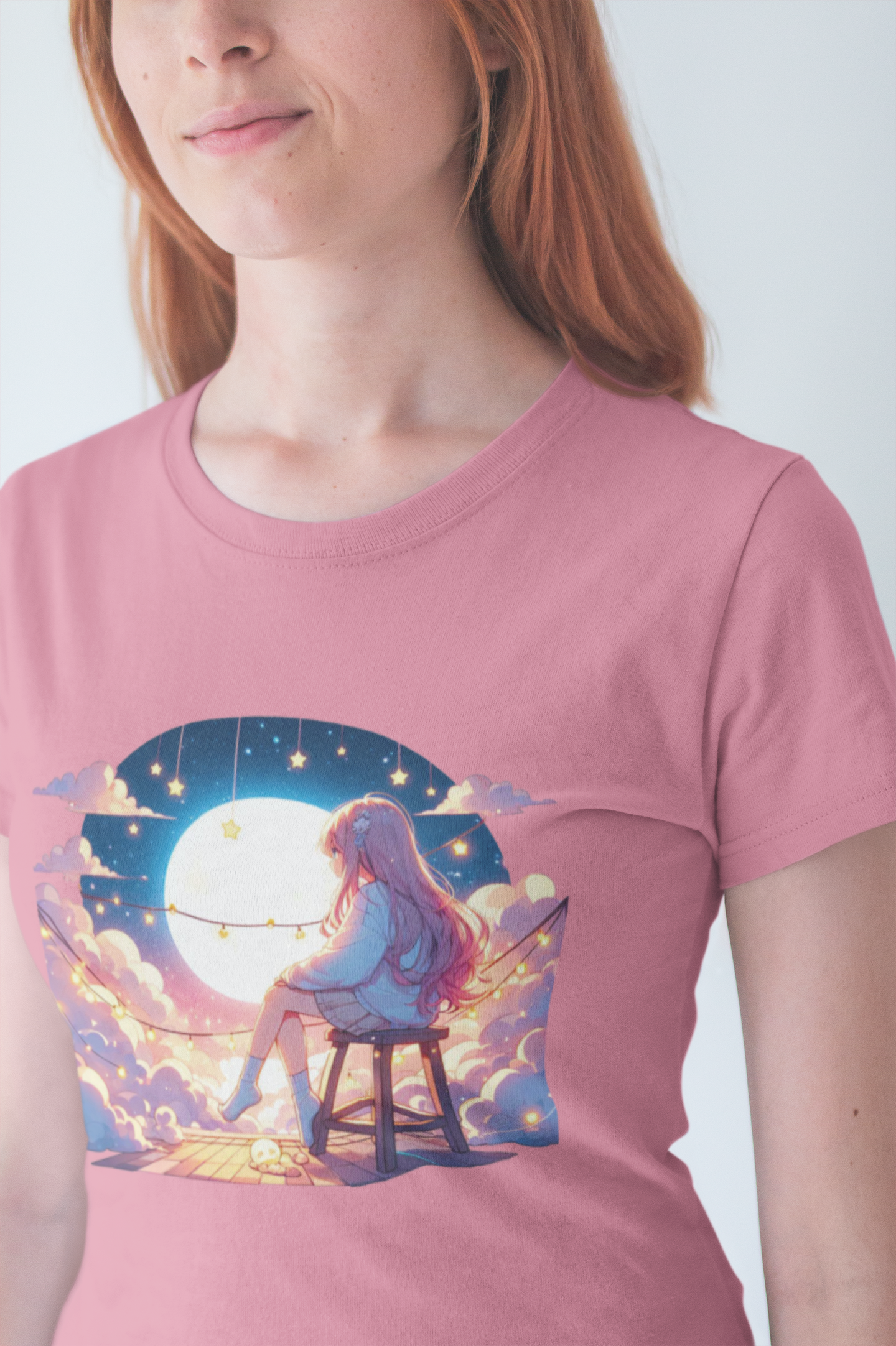 Rooftop Dreams - Starry Night Escape T-Shirt