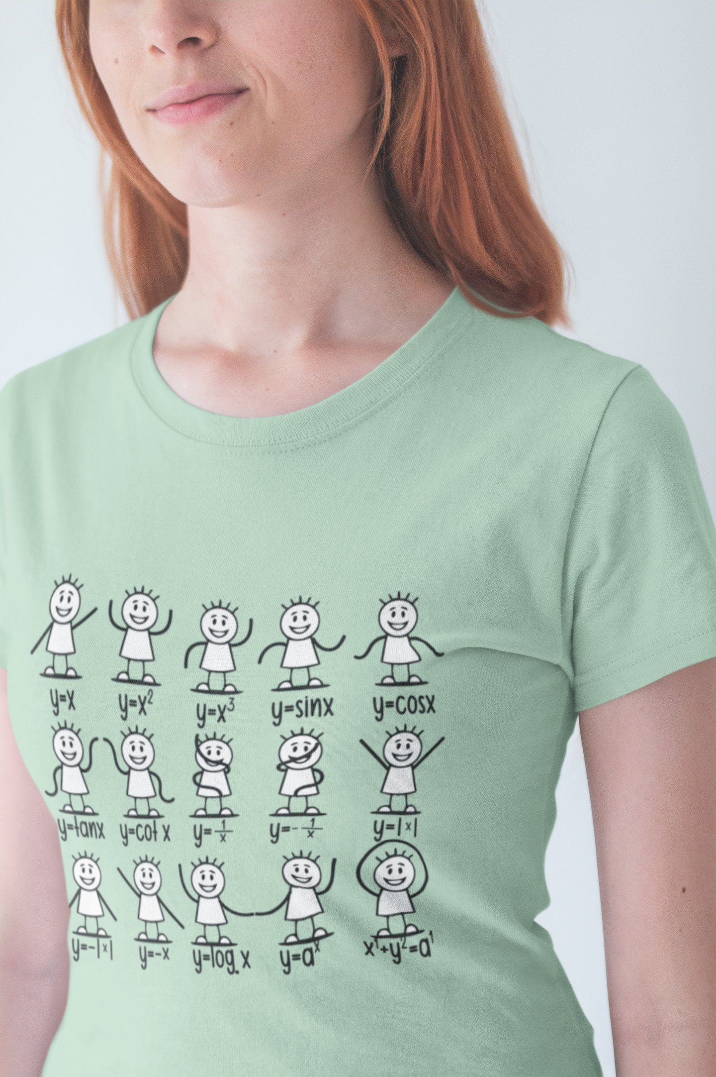 Trigonometry in Action Shirt – Stick Figure Math Humor
