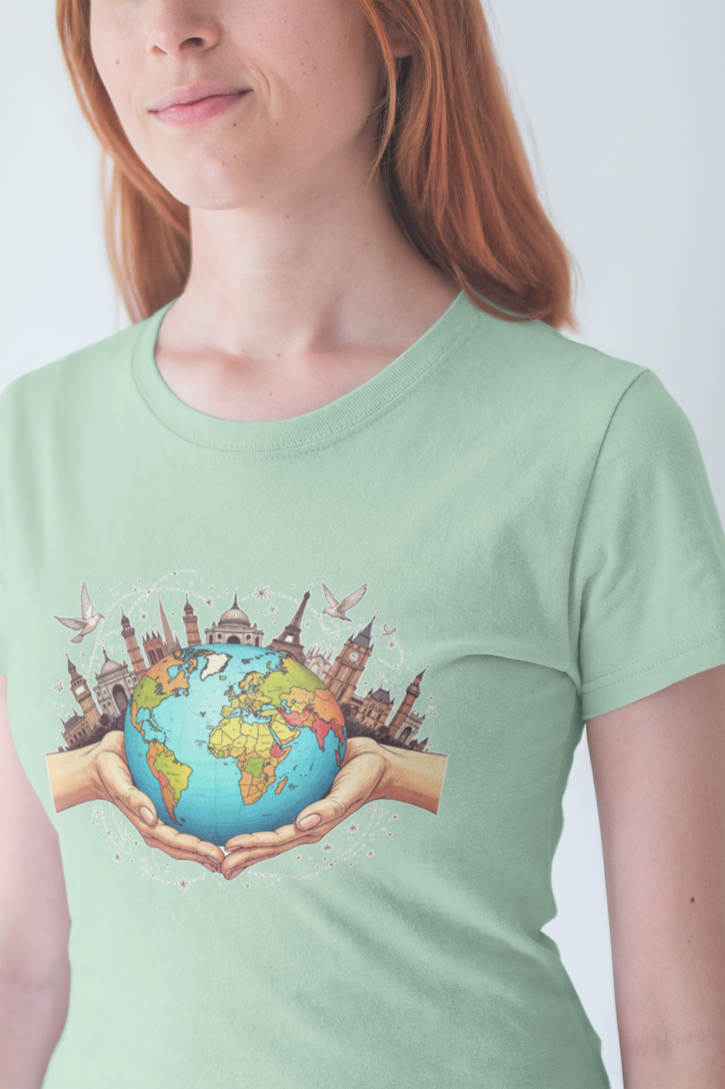 Beyond Borders Shirt Global Connection Graphic Tee for World Travelers Humanitarians and Dreamers Who Believe in Unity Without Walls