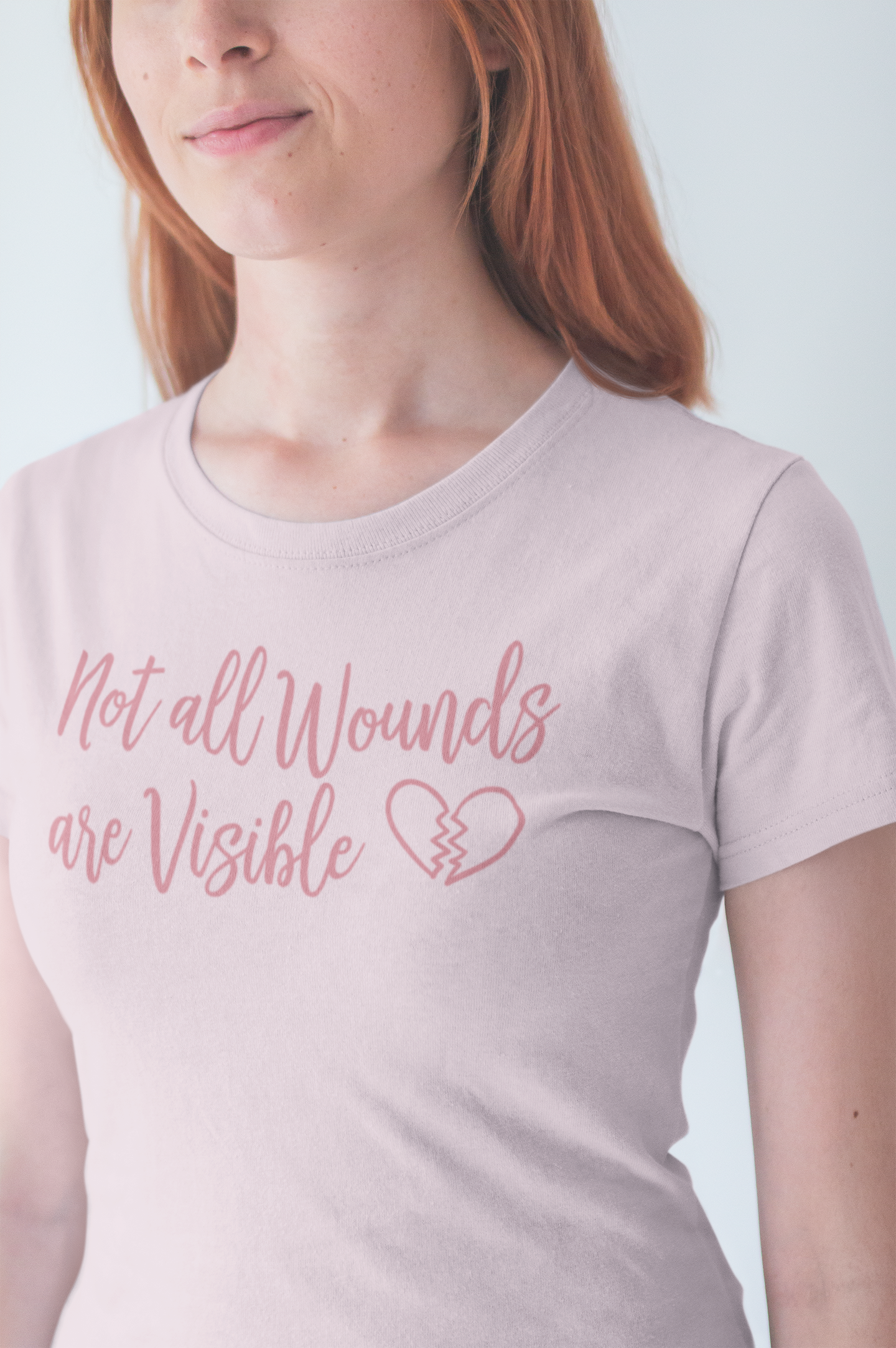 Not All Wounds Are Visible Official Graphic Statement Tee for Mental Health Warriors and Advocates of Inner Strength and Truth