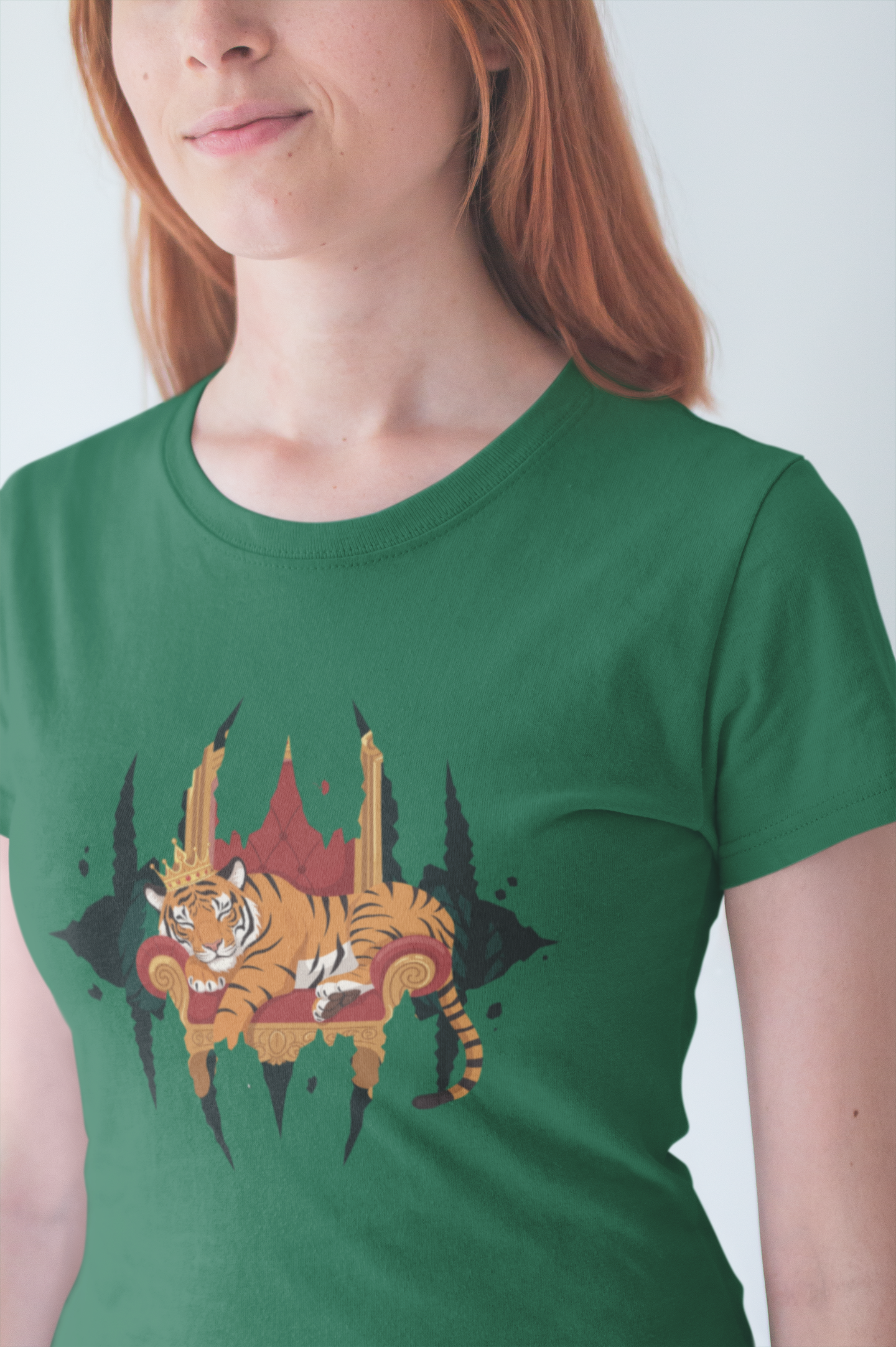 I’m Not Lazy I’m a Queen in Energy Saving Mode Tee, Tigress Attitude Shirt, Funny Feminine Quote Top, Self Love Mood Gift