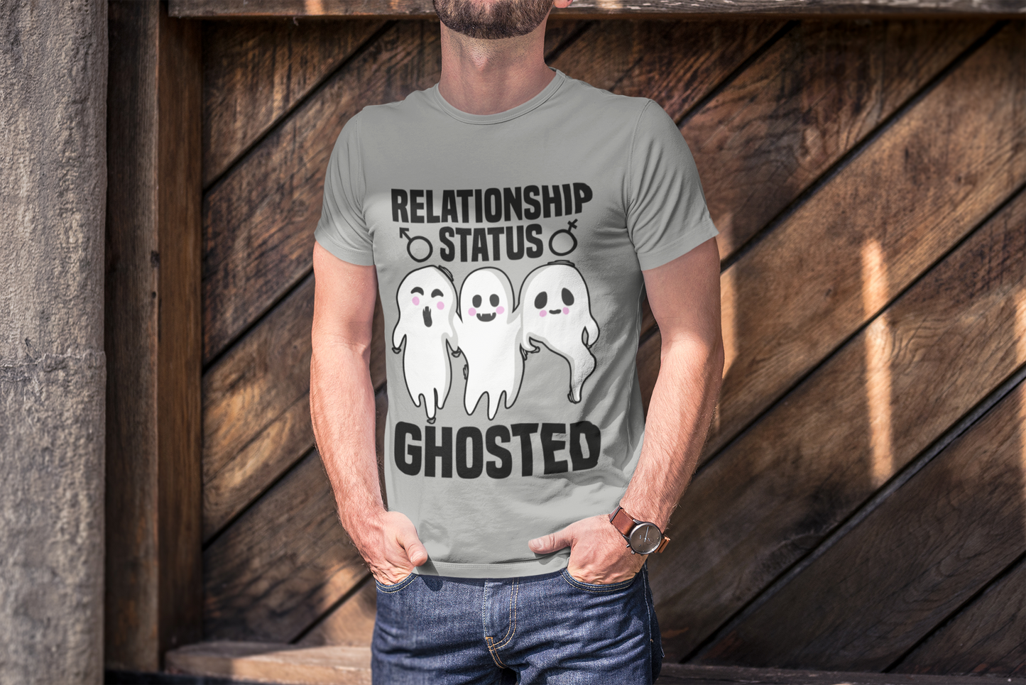 Relationship status ghosted - unisex tshirt