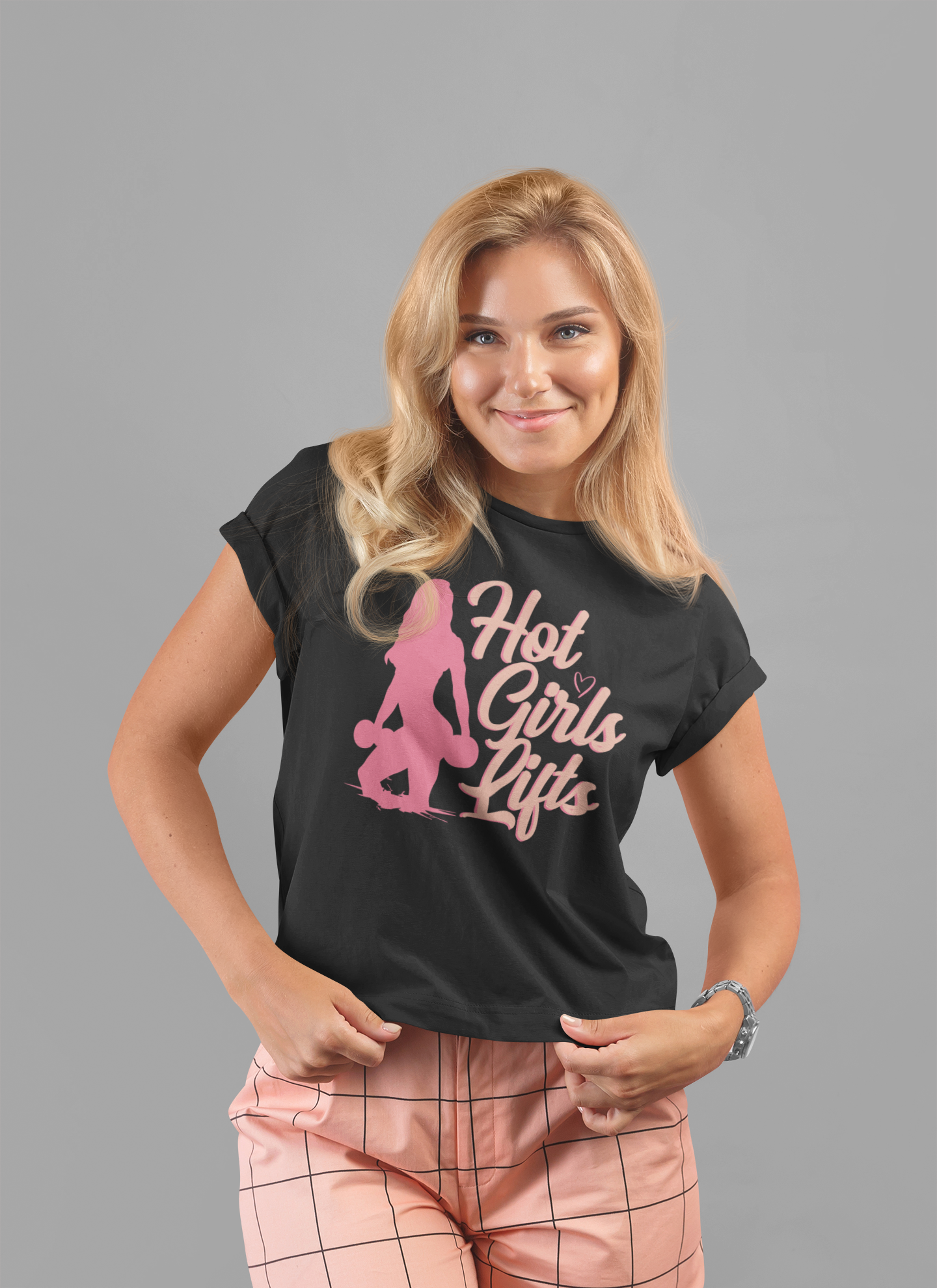 Hot Girl Lifting - Strong Women’s Fitness T-Shirt