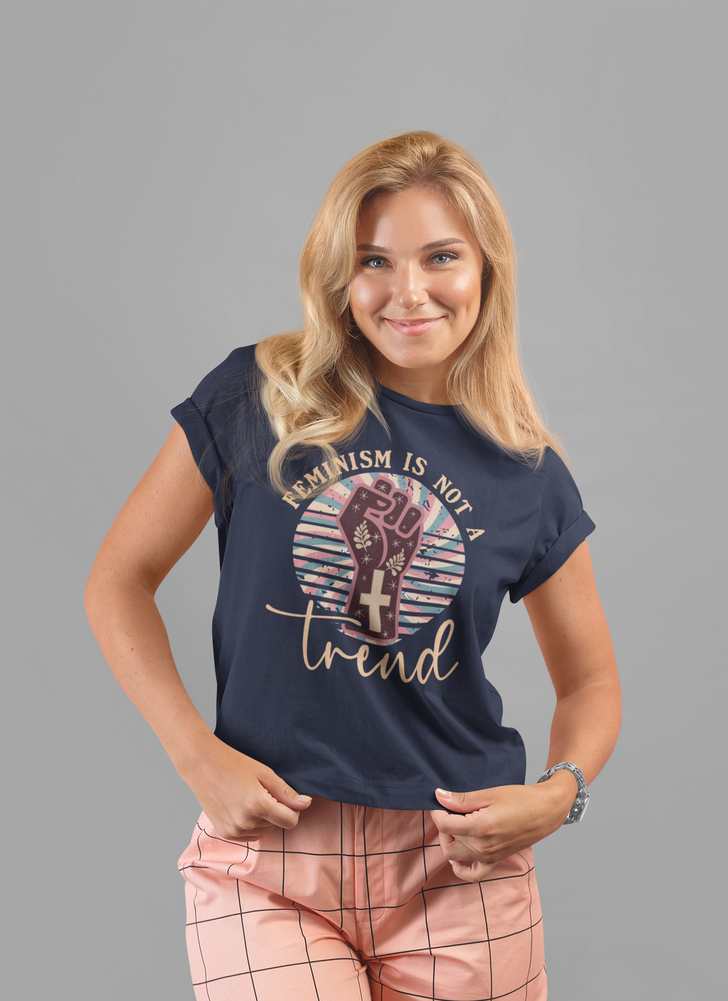 Girls Just Wanna Have Rights - Feminism is Not A Trend T-shirt
