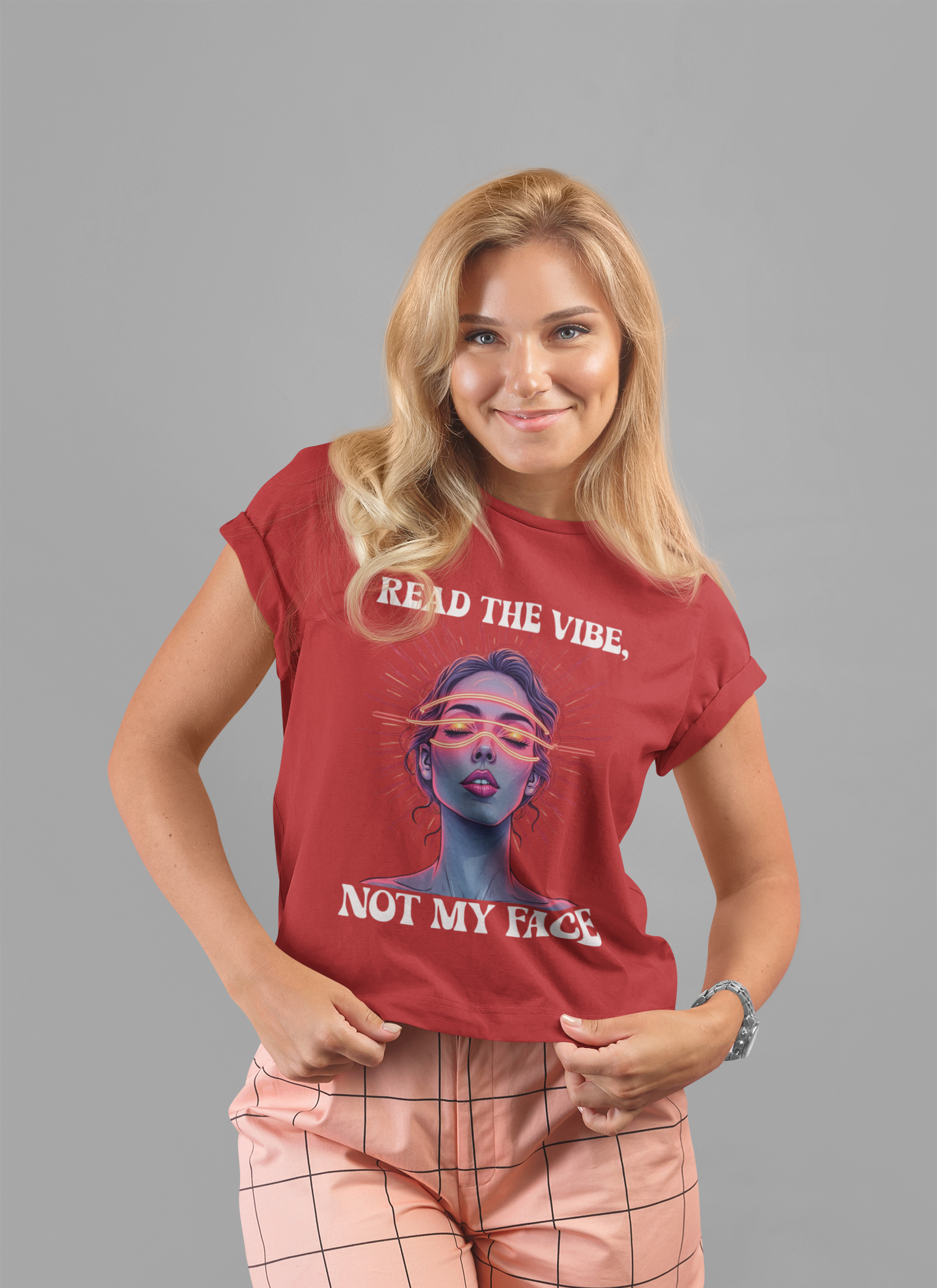 Read the Mind, Not My Face – Inviting to Look Deeper than What’s Visible Graphic T-Shirt