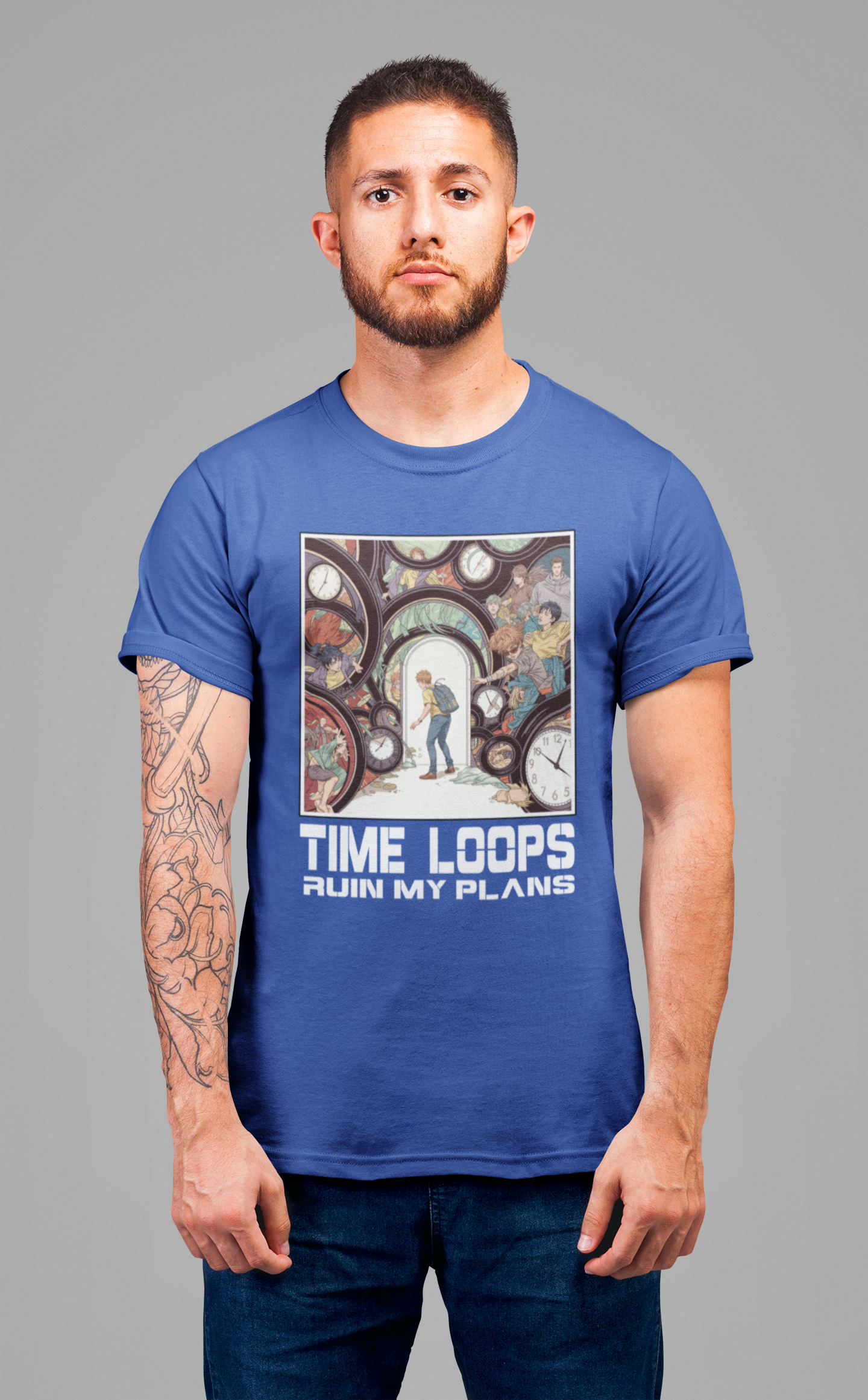 Time Loops Ruin My Plans Tee, Sci-Fi Humor Shirt, Time Travel Frustration Top, Alternate Reality Graphic Tee, Paradox Gift