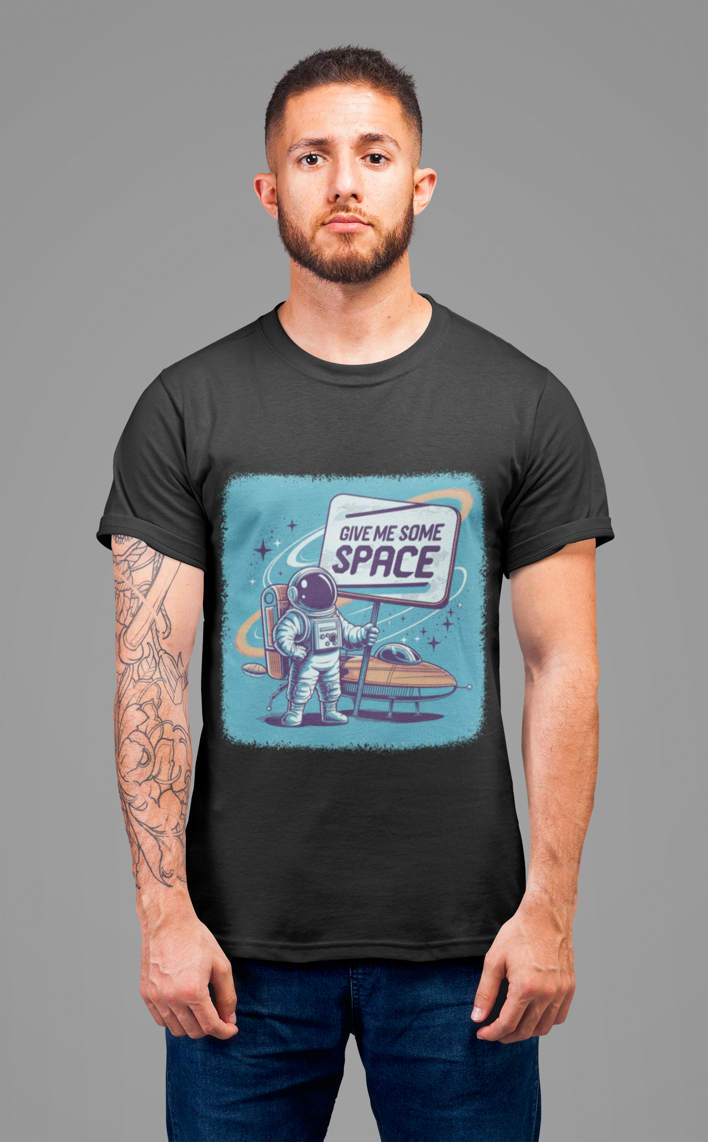 Give Me Some Space Funny Astronaut Sign T-Shirt