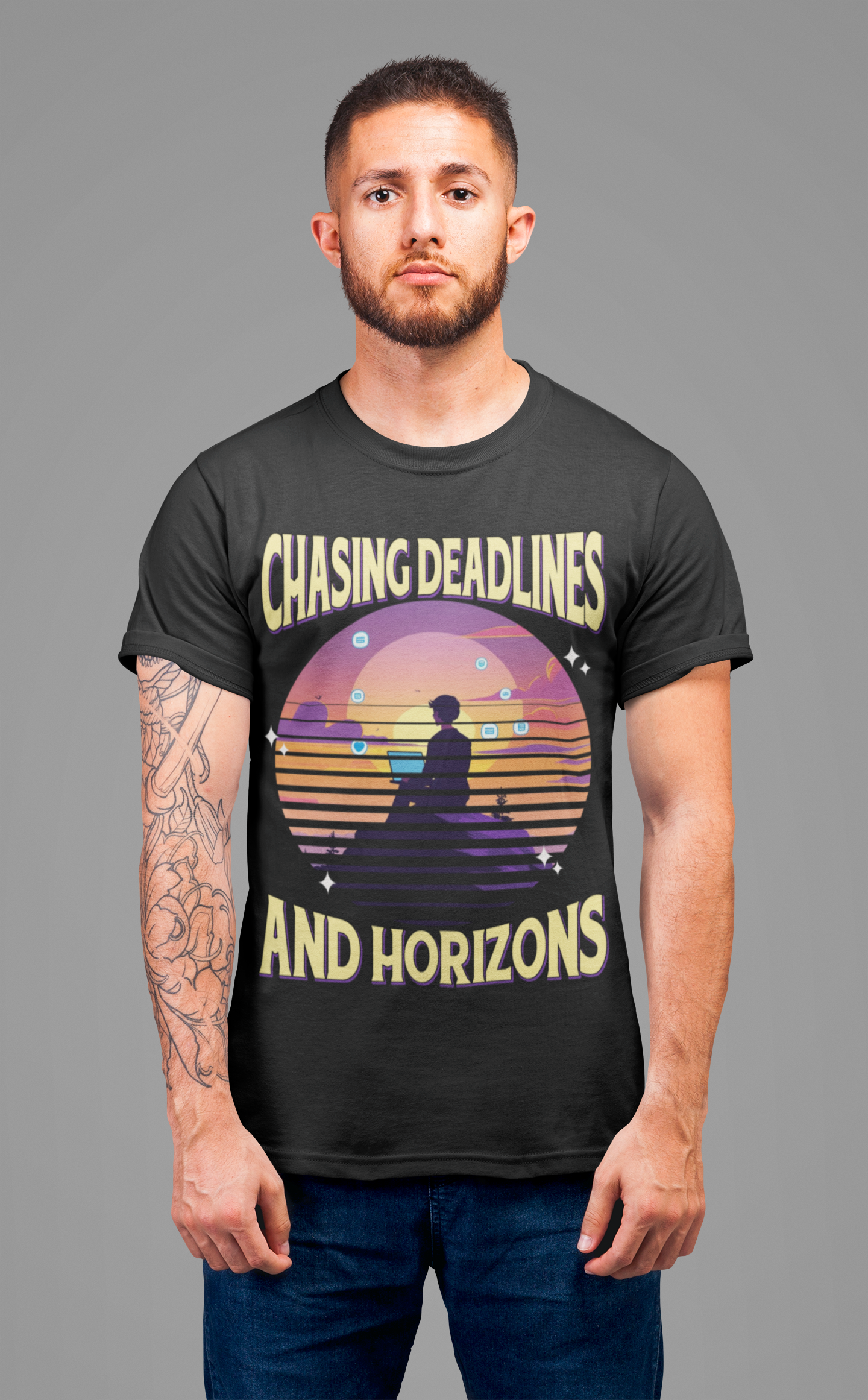 Digital Nomad Vibes - Work & Travel Lifestyle T-Shirt